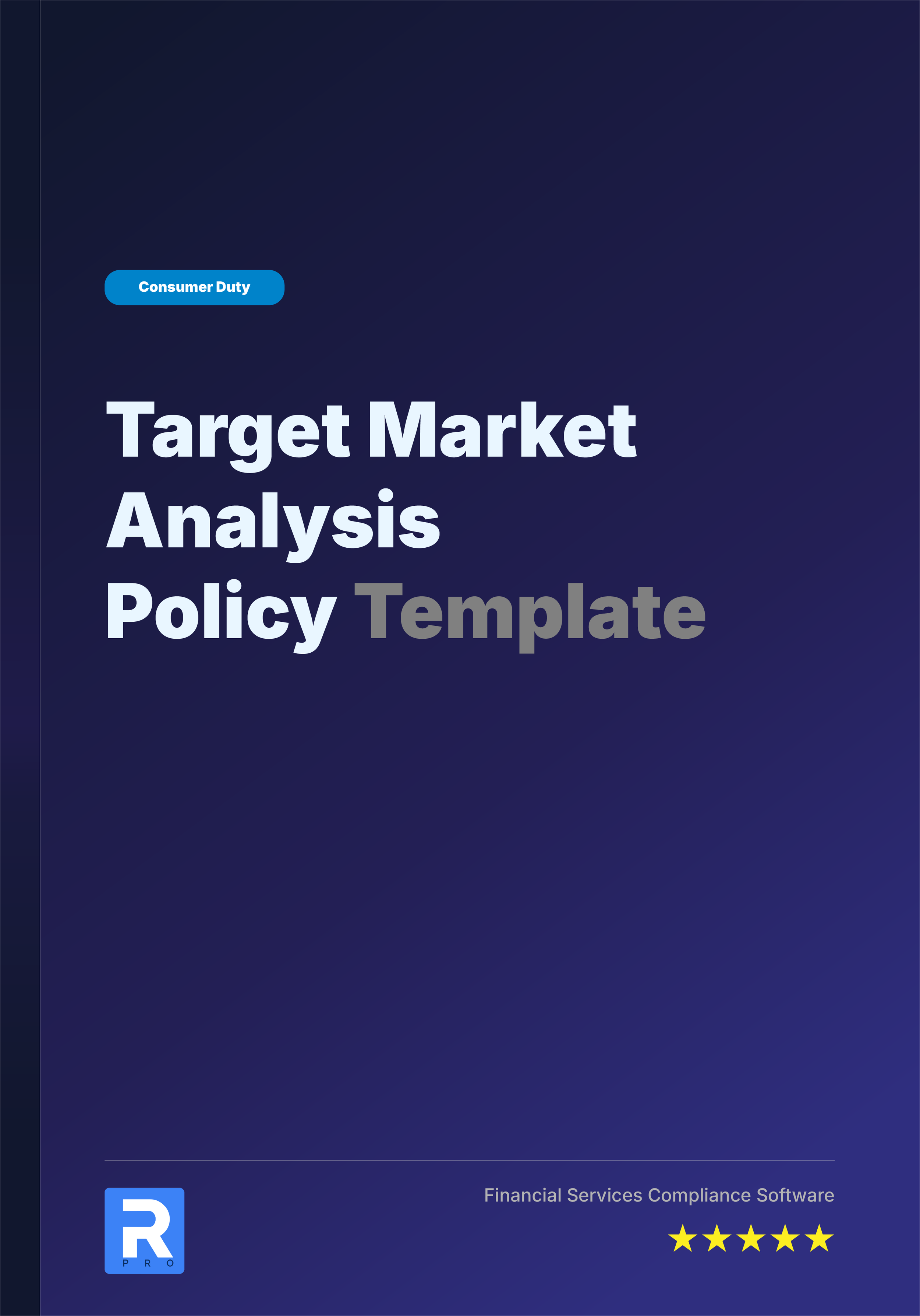 Target Market Analysis Policy Template