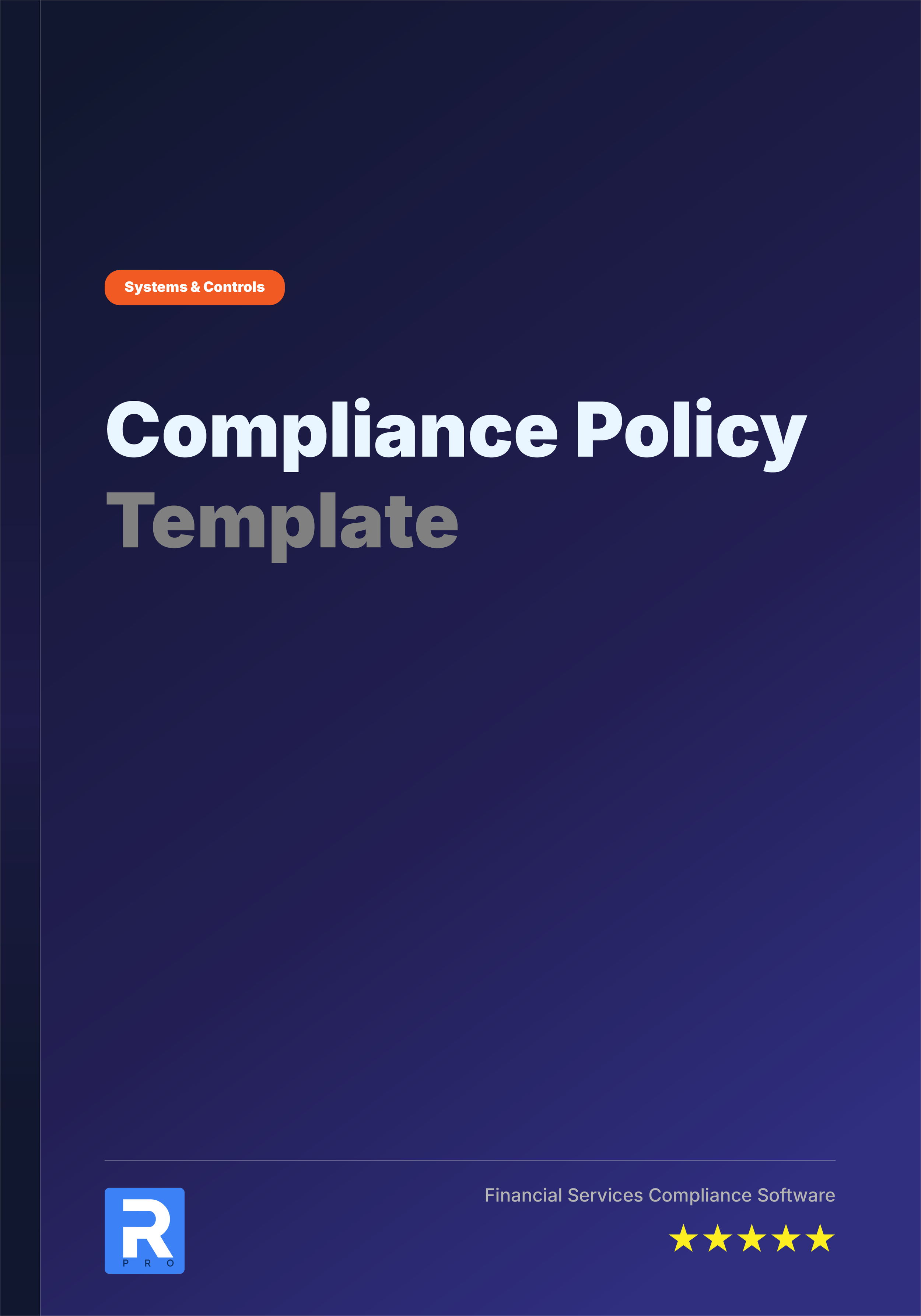 Compliance Policy Template