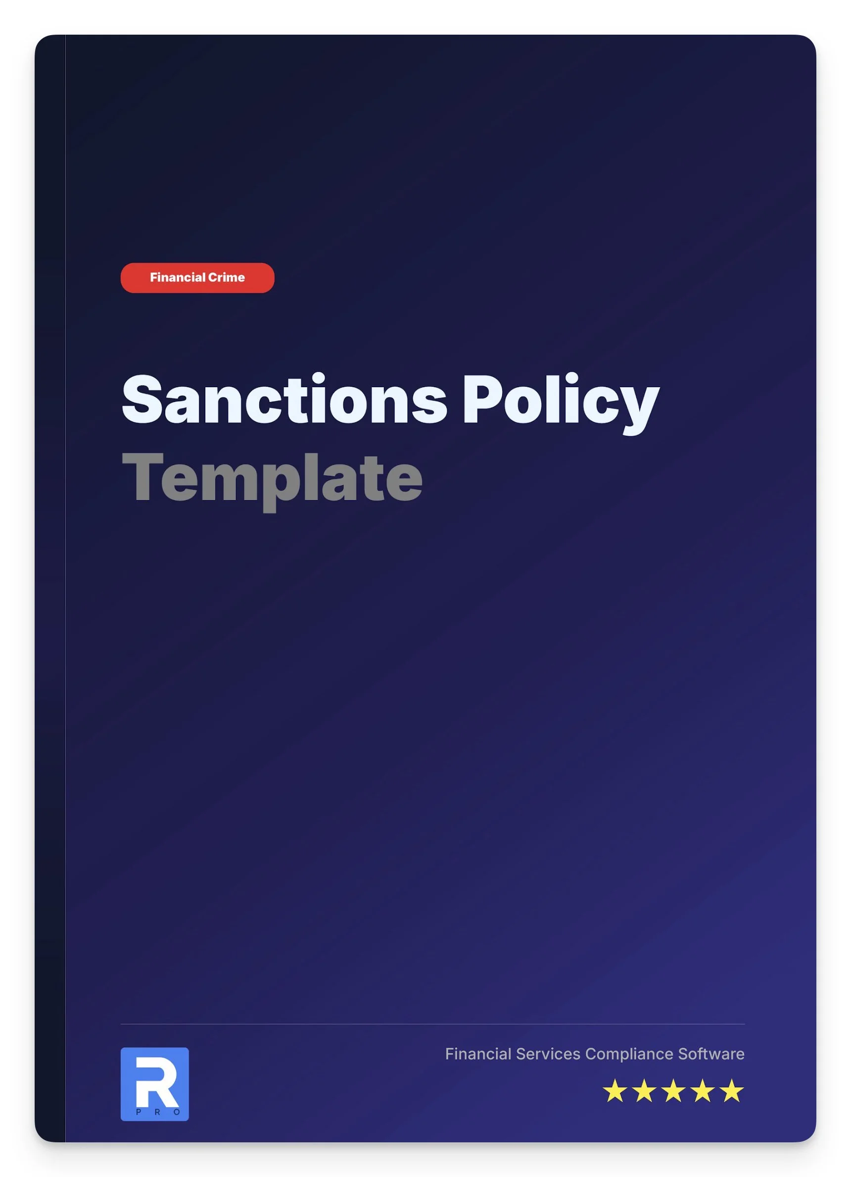 Sanctions Policy Template