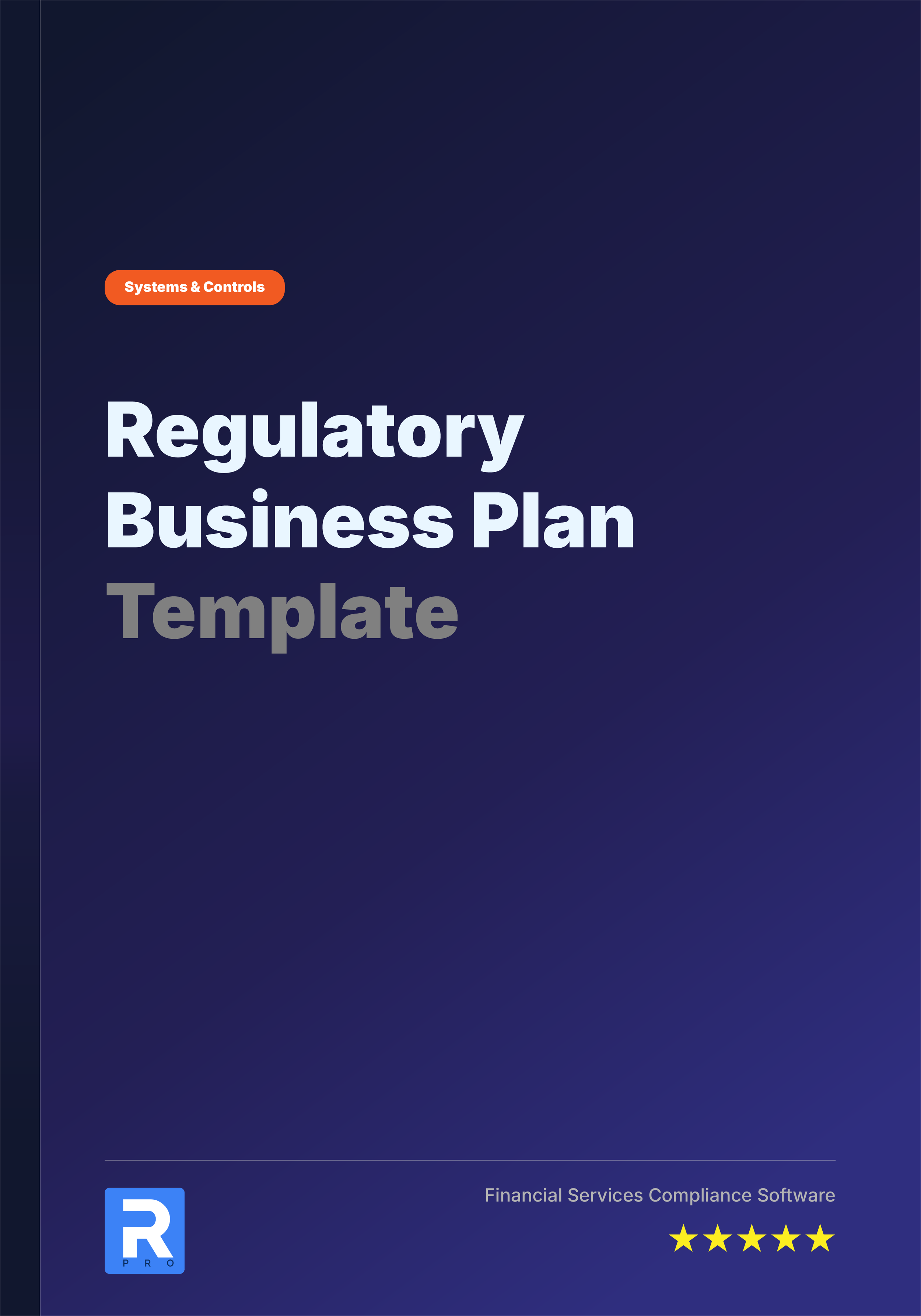 Regulatory Business Plan Guide + Template