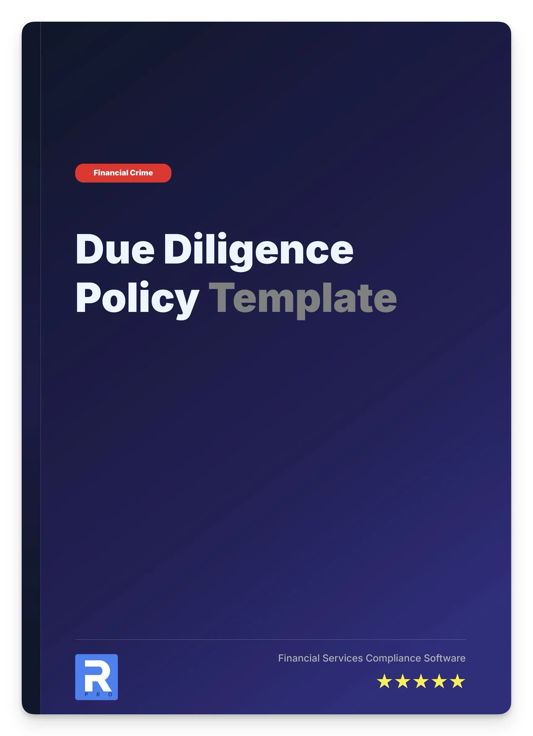 Due Diligence Policy Template