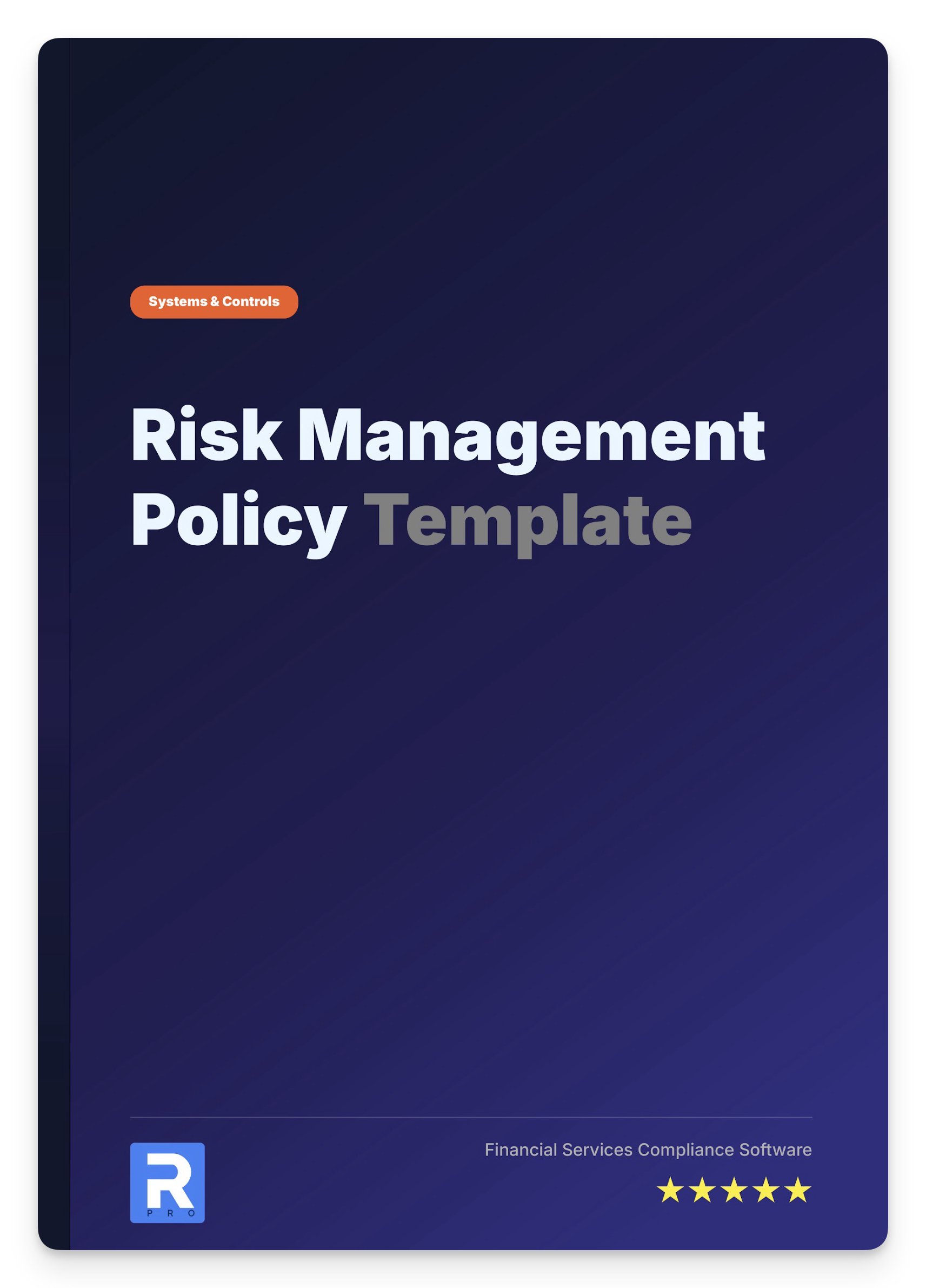 Risk Management Policy Template