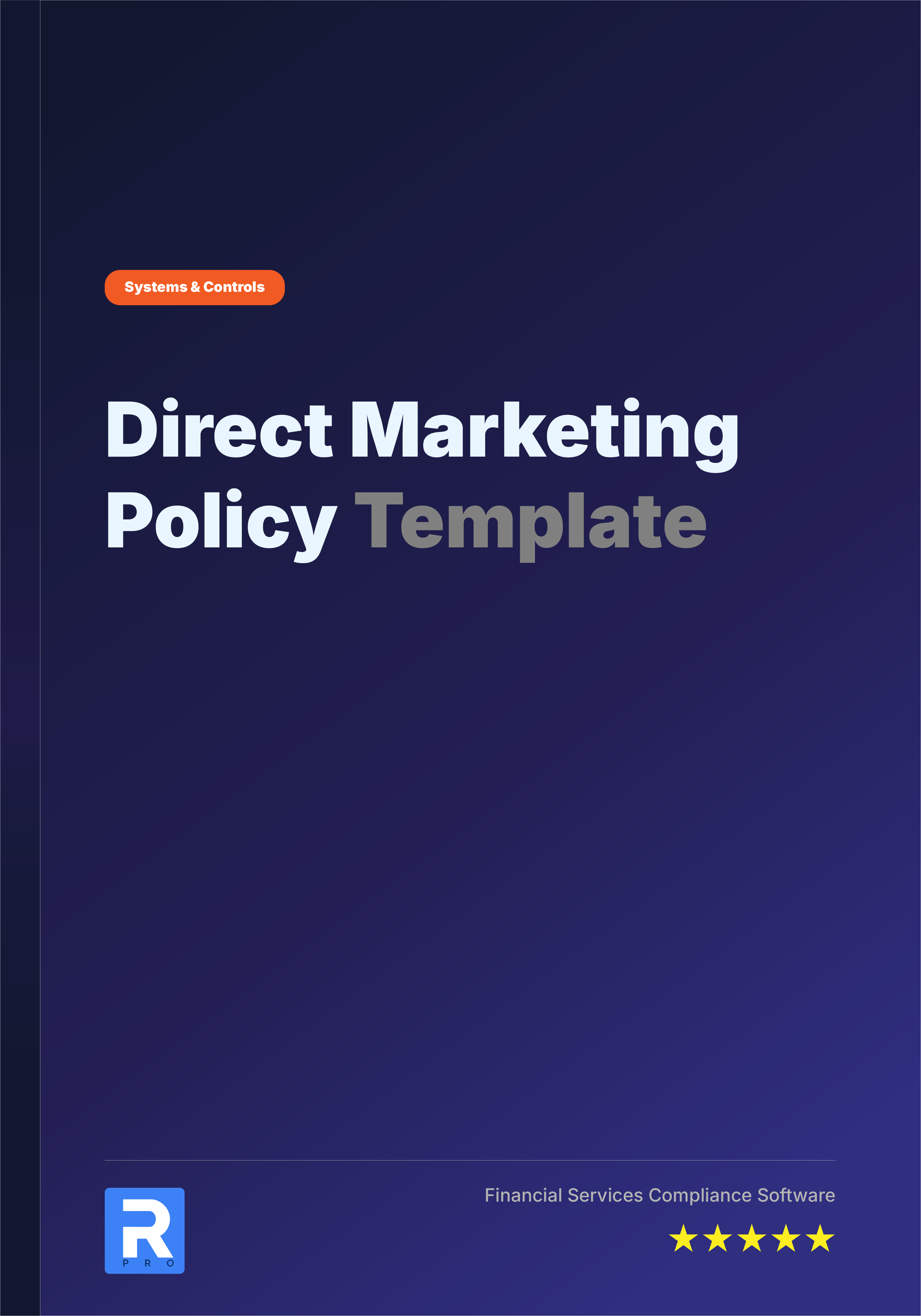 Direct Marketing Policy Template