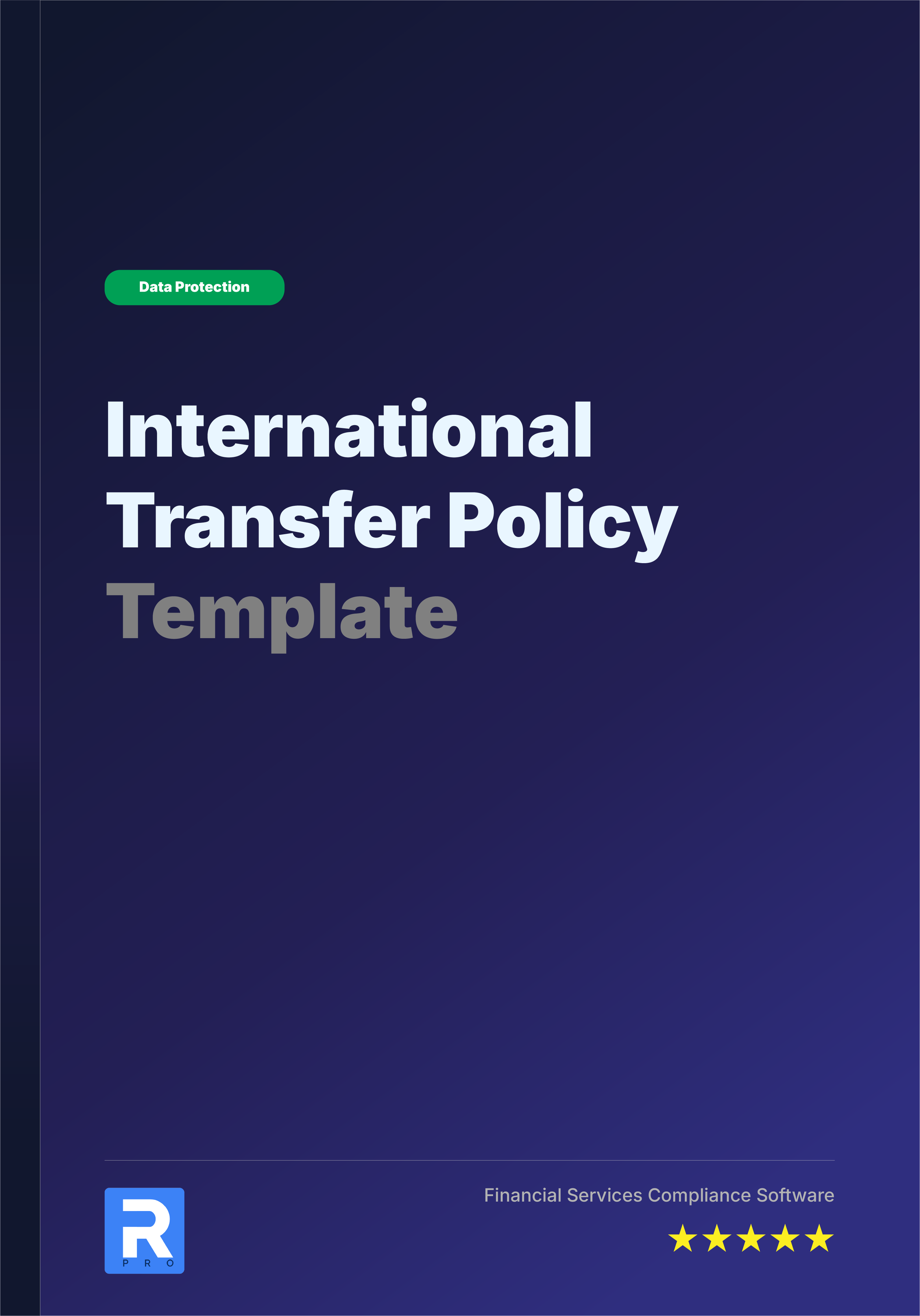 International Data Transfers Policy Template