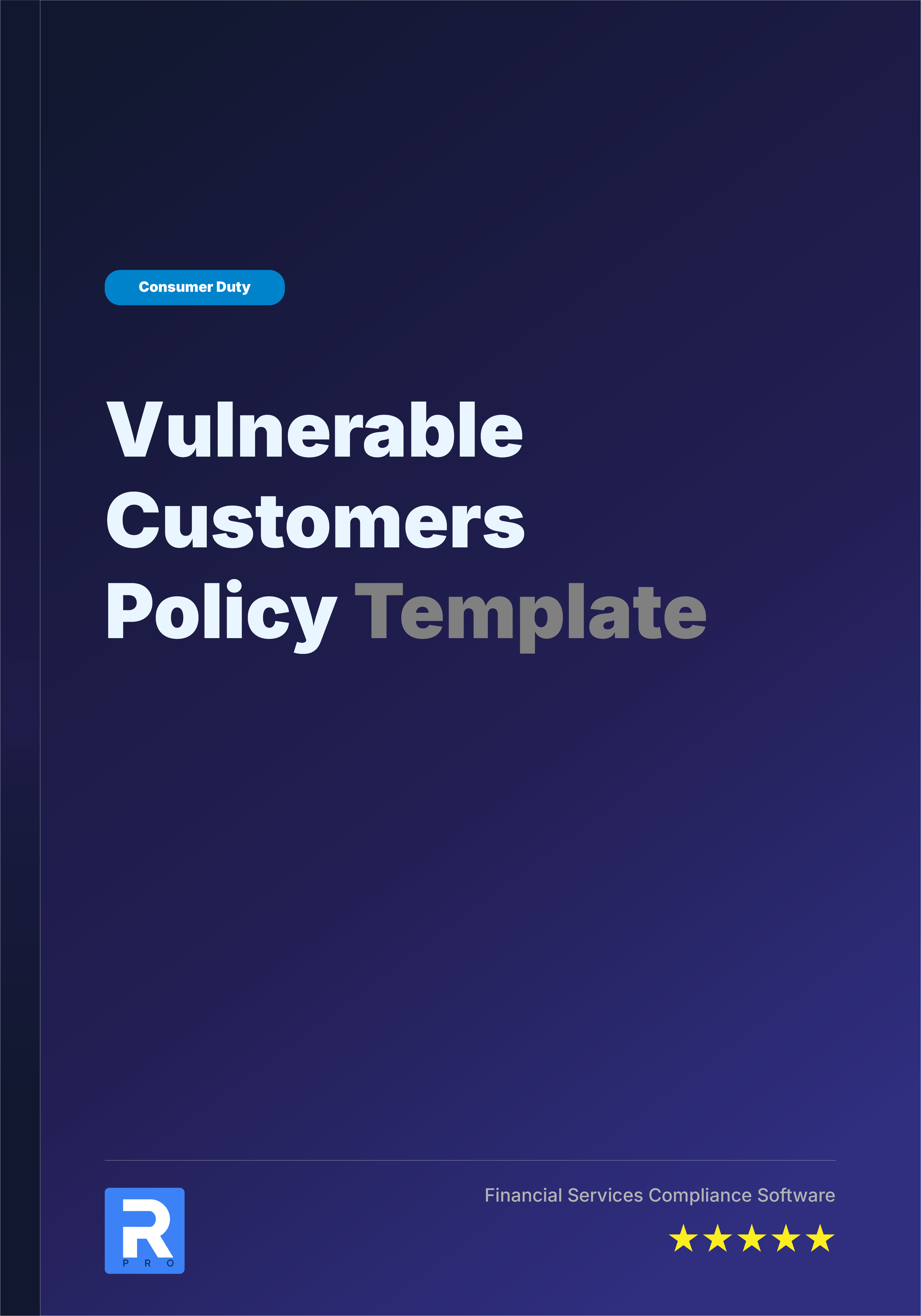 Vulnerable Customers Policy + Templates