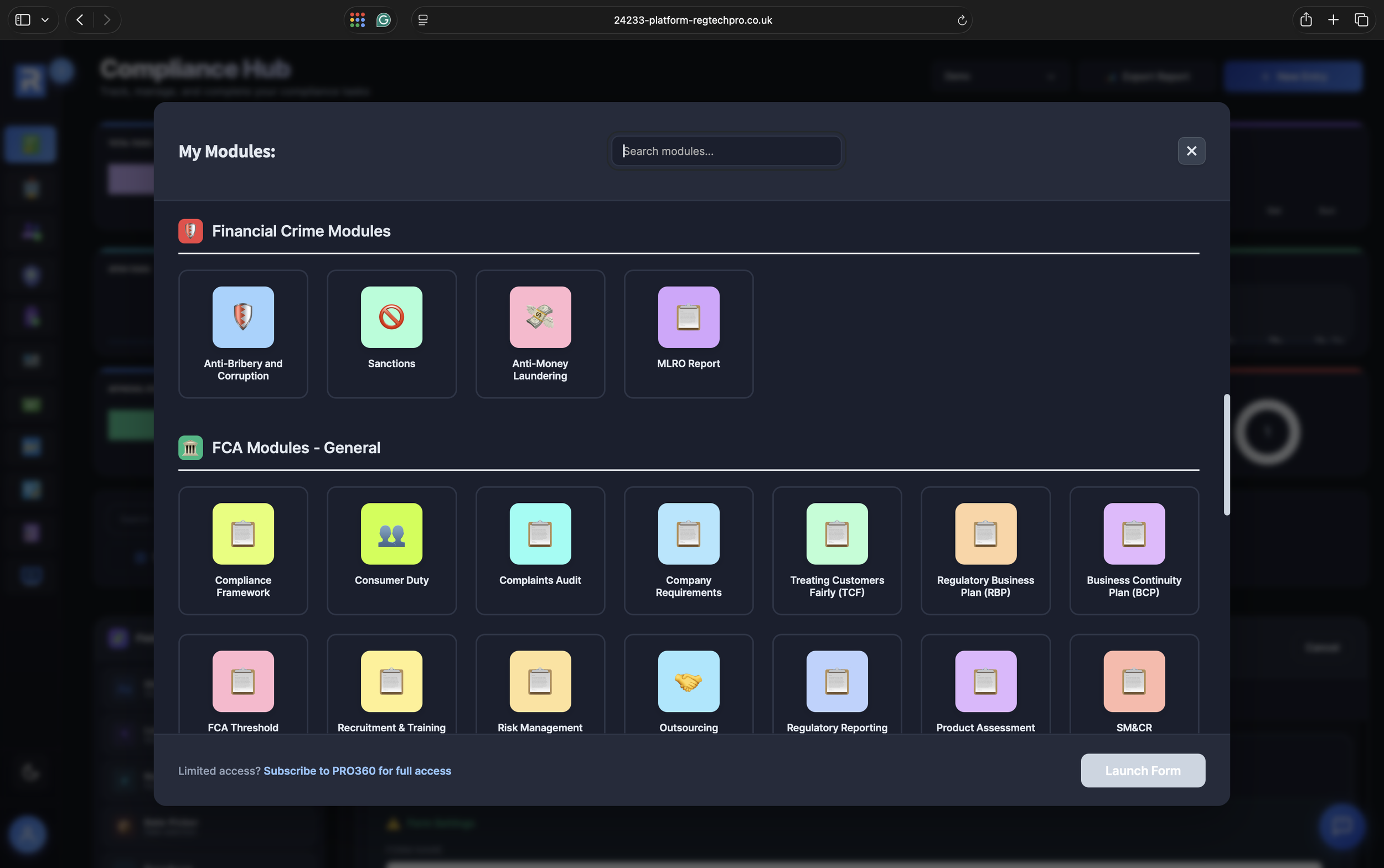 Compliance Monitoring Plan