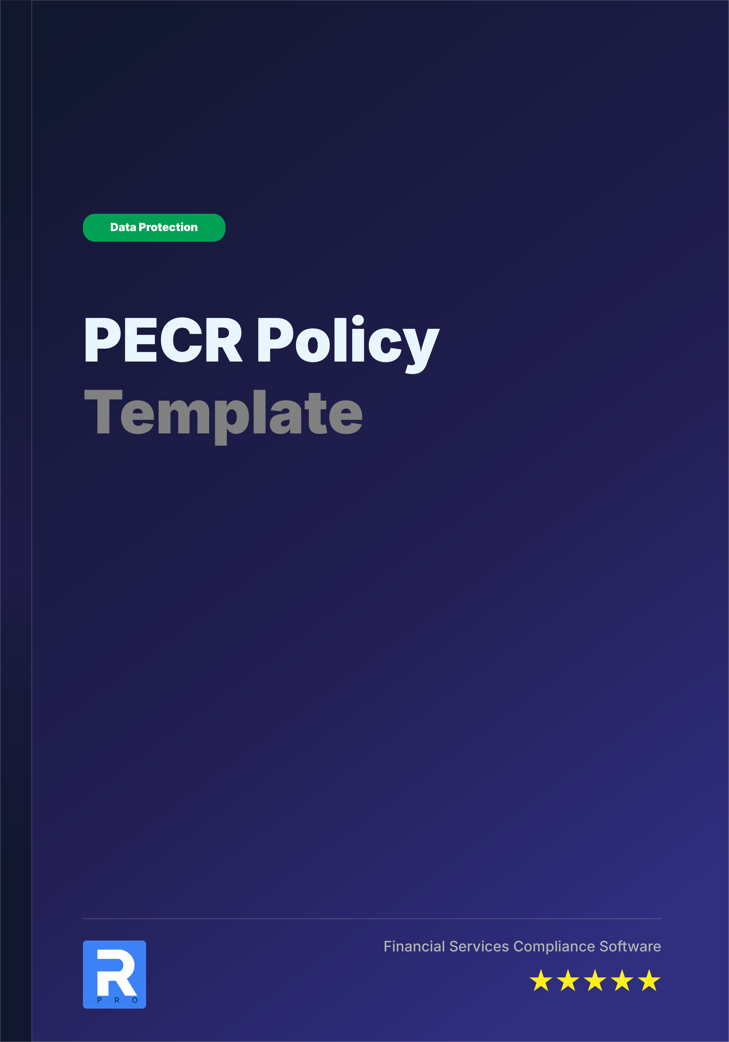 PECR Policy Template