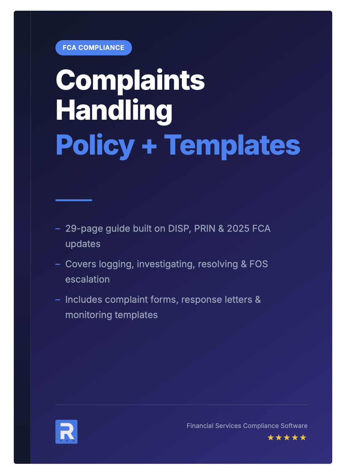Complaints Handling Policy + Templates