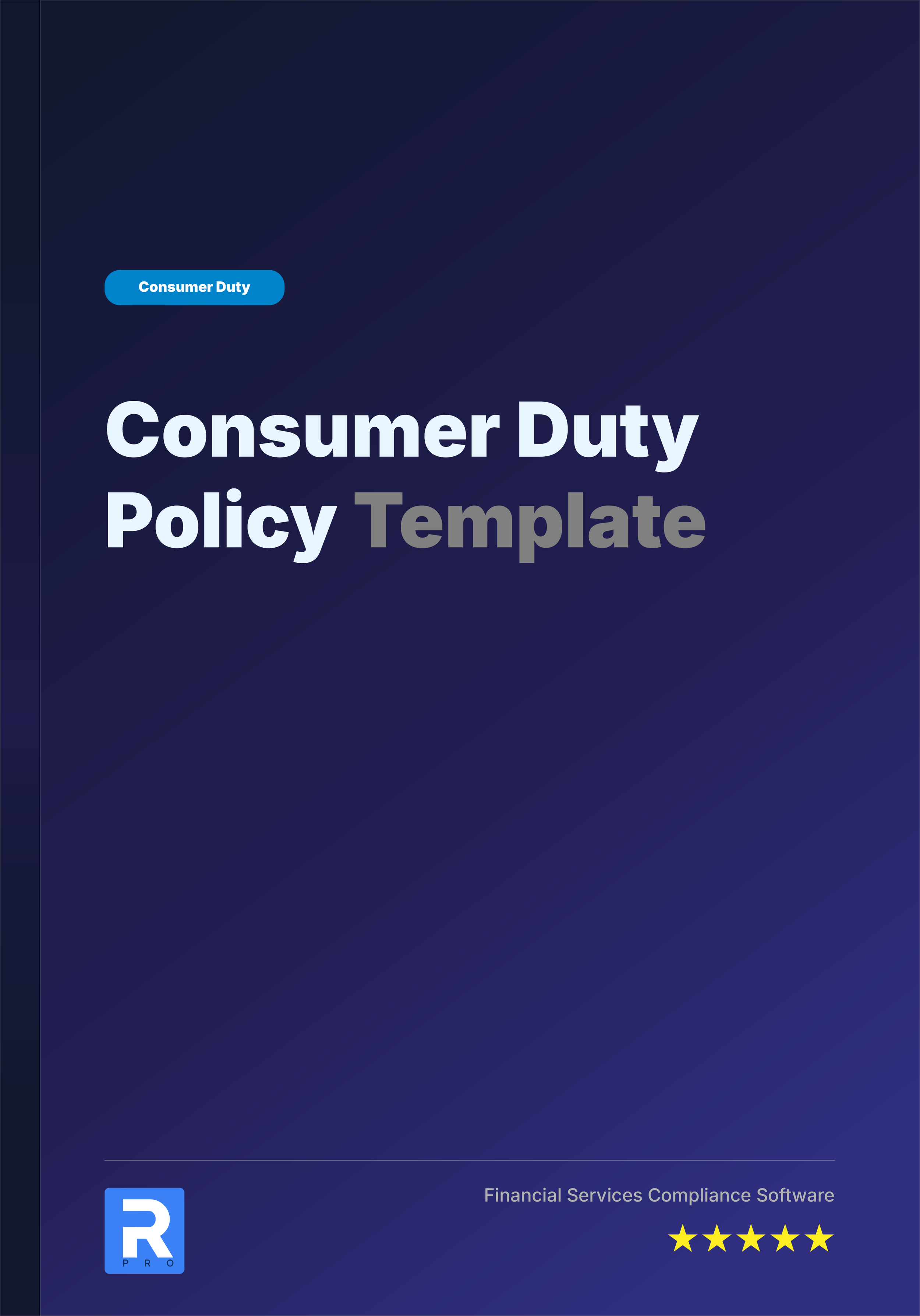 Consumer Duty Policy + Templates