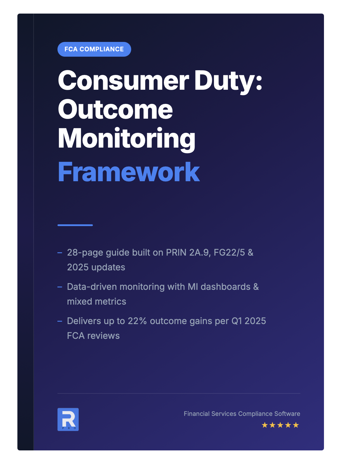 Customer Outcome Monitoring Framework