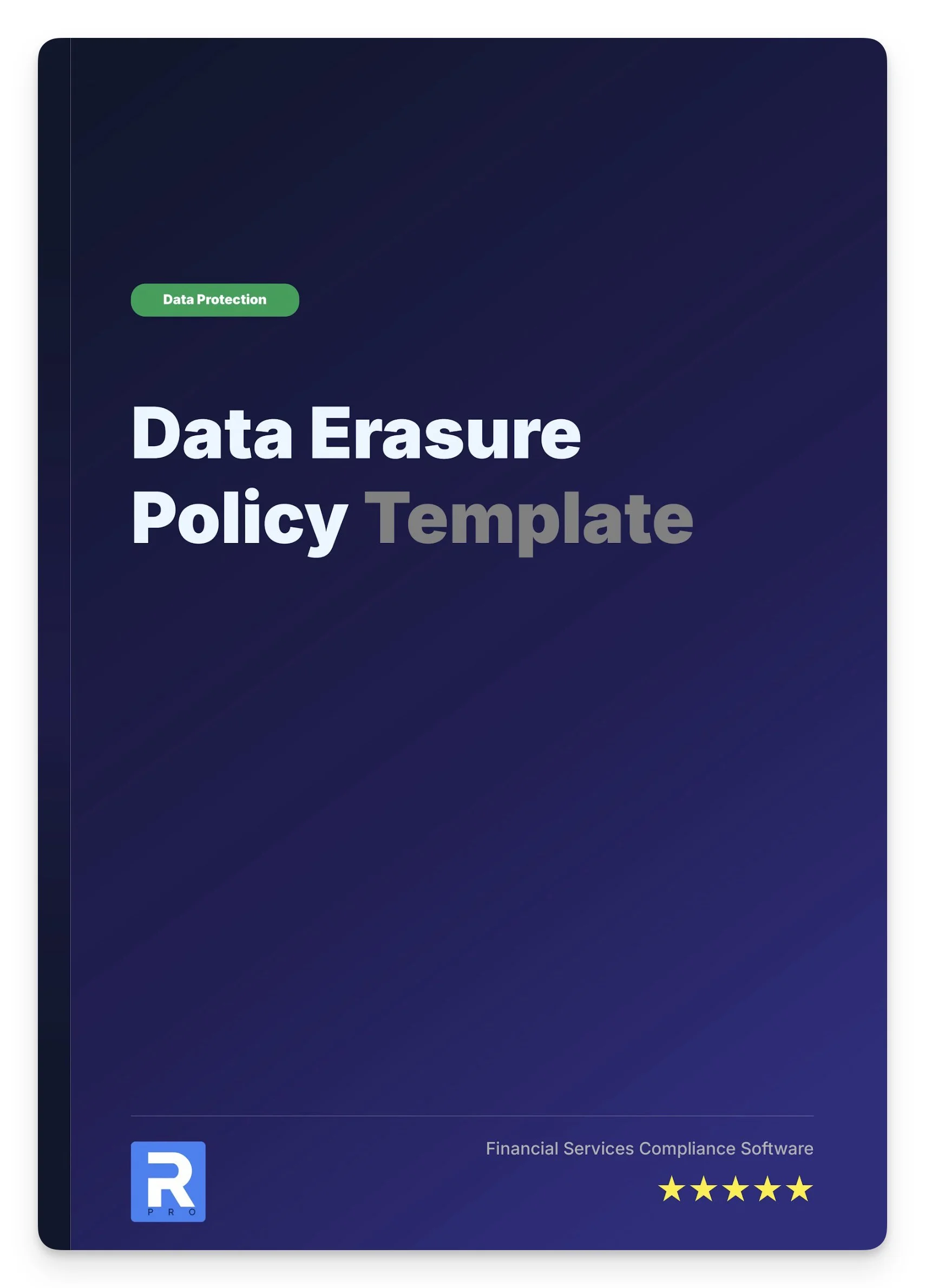 Data Erasure Policy Template