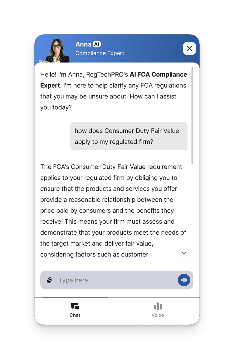 Anna AI Chat Interface