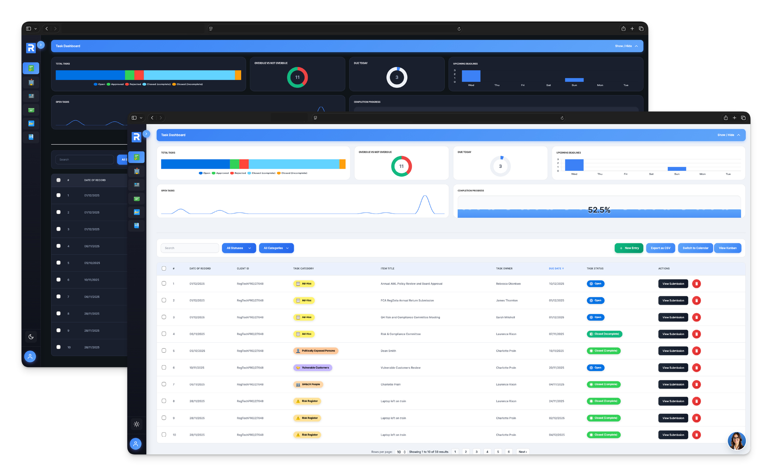 Task Management Interface