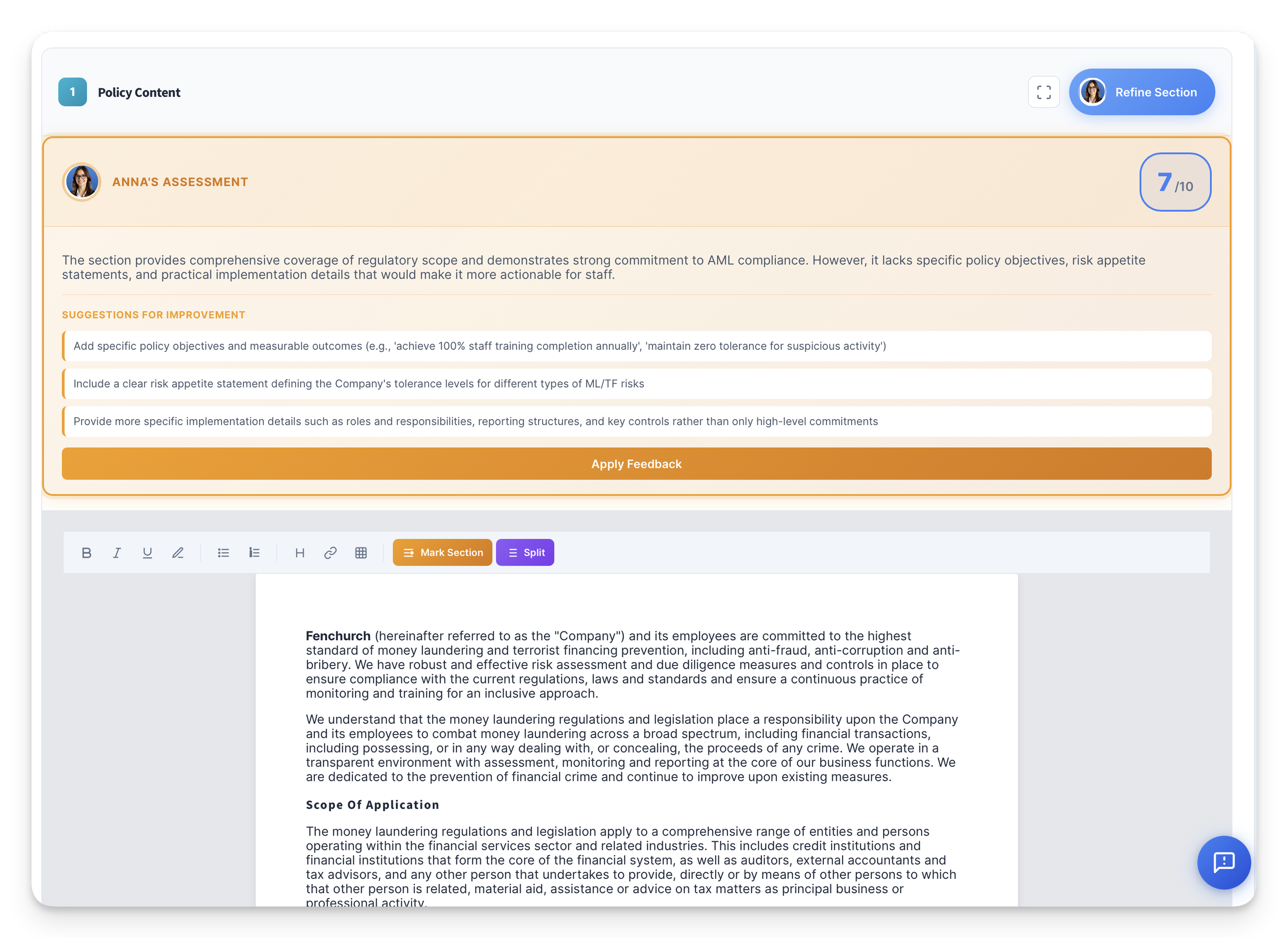 Anna AI - Improvement Suggestions