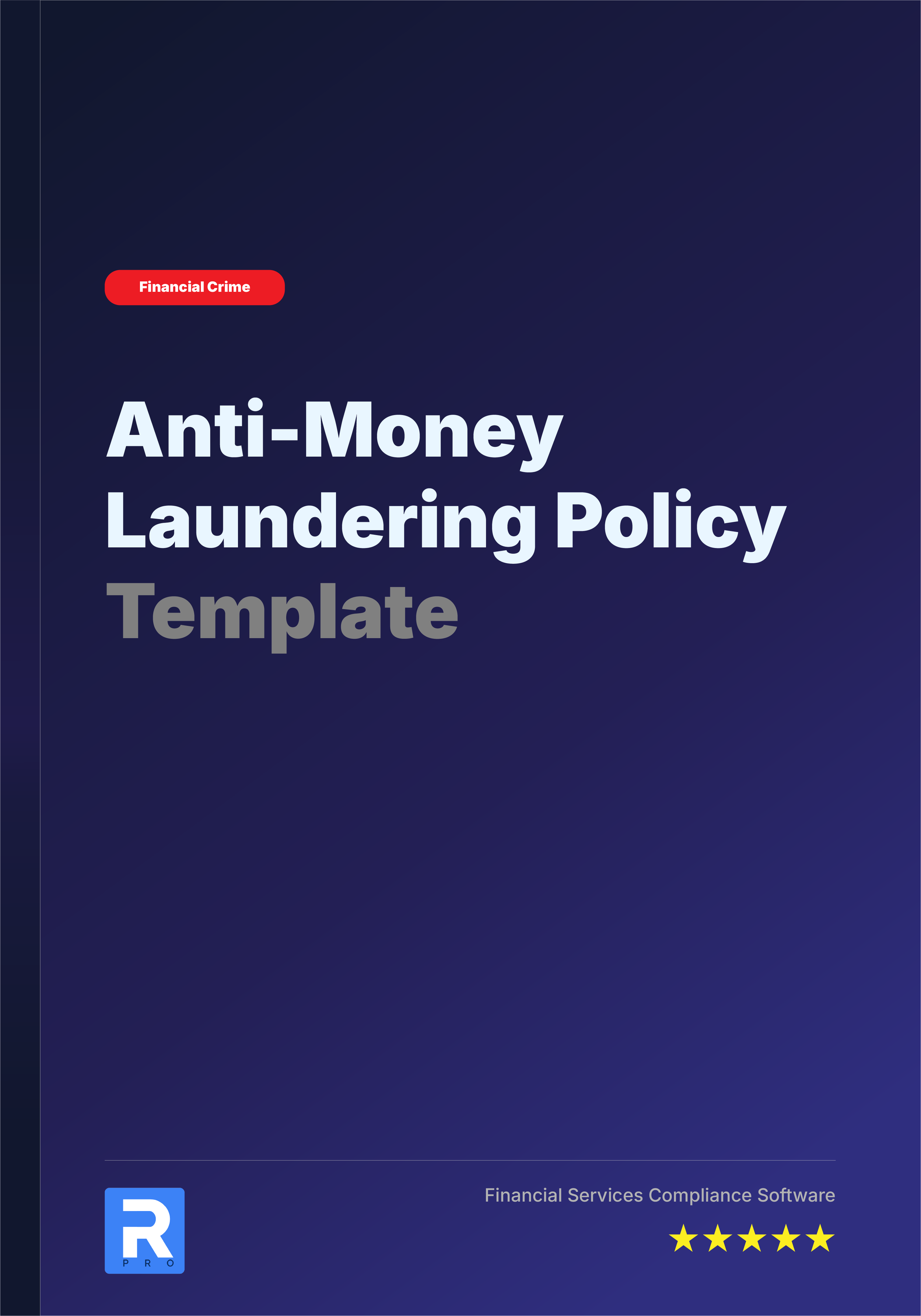Anti-Money Laundering Policy + Templates