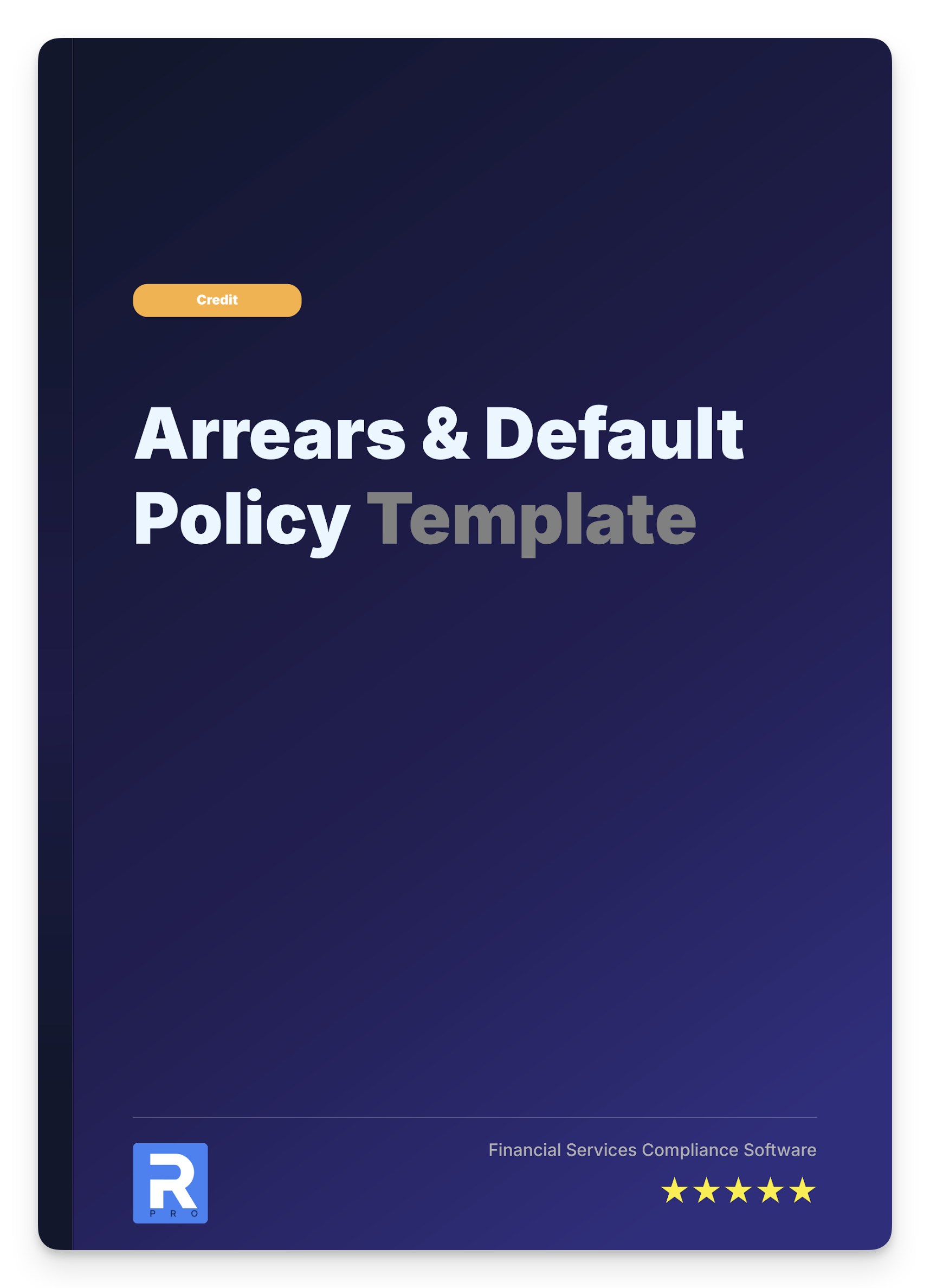 Arrears & Default Policy Template