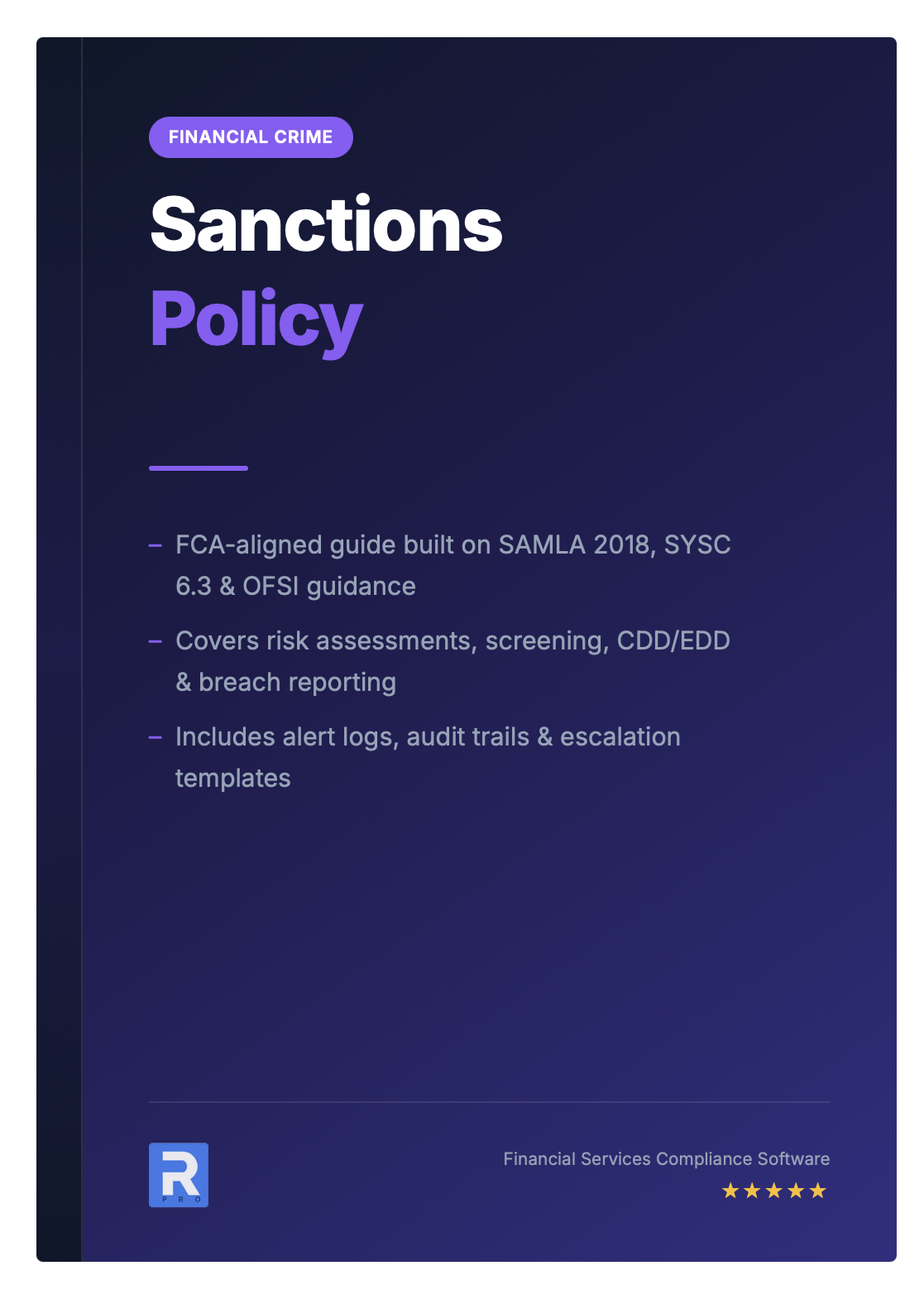 Sanctions Policy