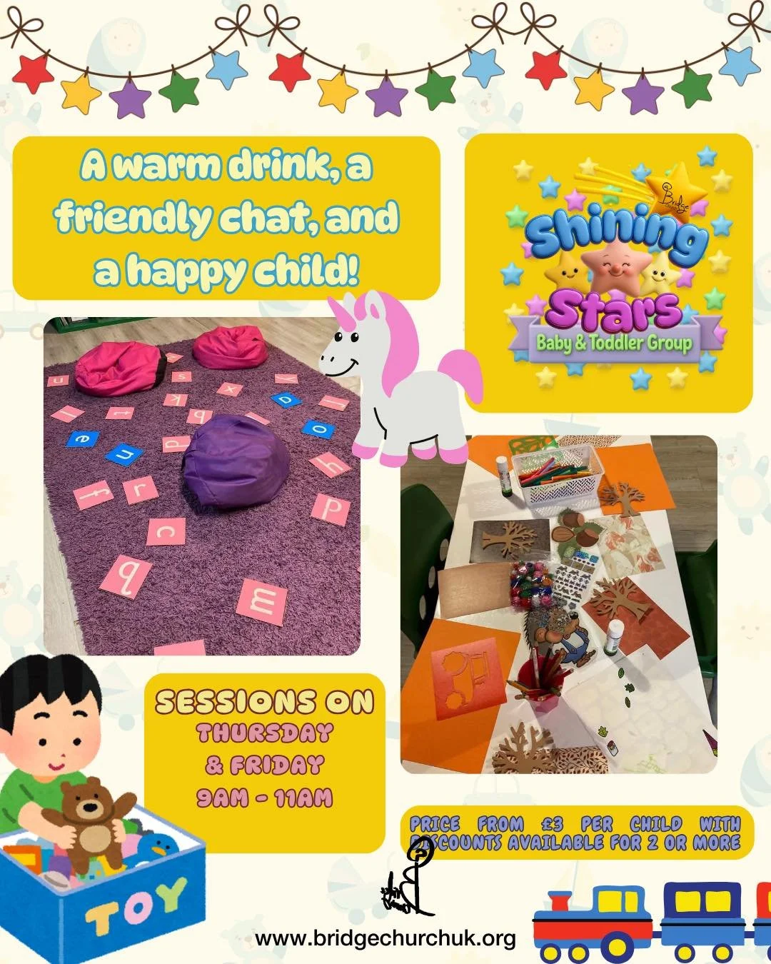 Open Thursday and Friday 9am - 11am