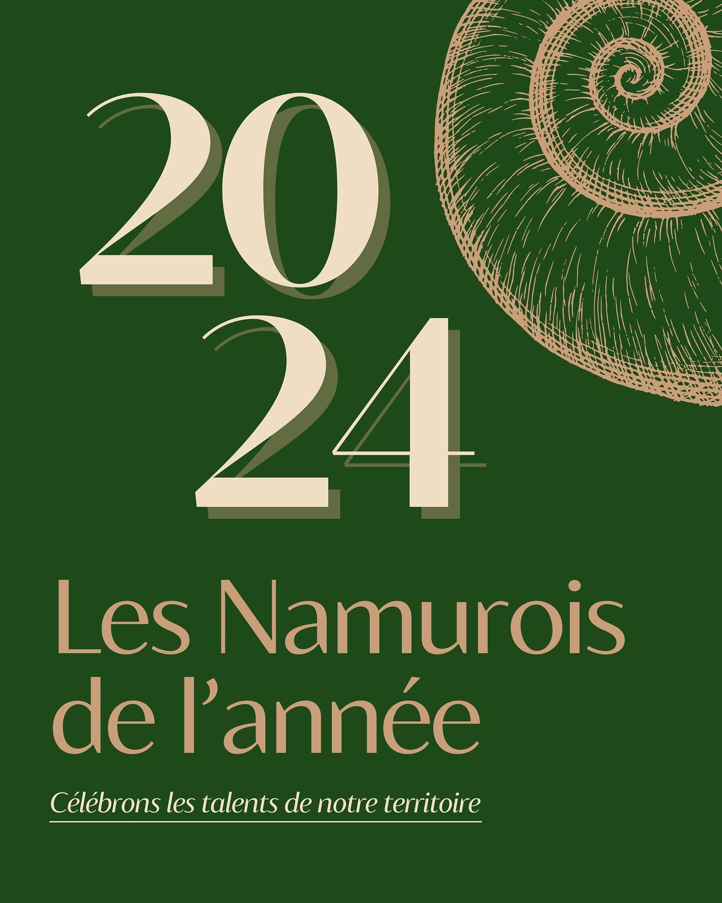 Les Namurois de l&rsquo;ann&eacute;e 2024 ✨

Il y a quelques semaines, on nous a confi&eacute; une mission de taille : imaginer l&rsquo;identit&eacute; visuelle de la c&eacute;r&eacute;monie des Namurois de l&rsquo;ann&eacute;e 2024 et mettre en lum