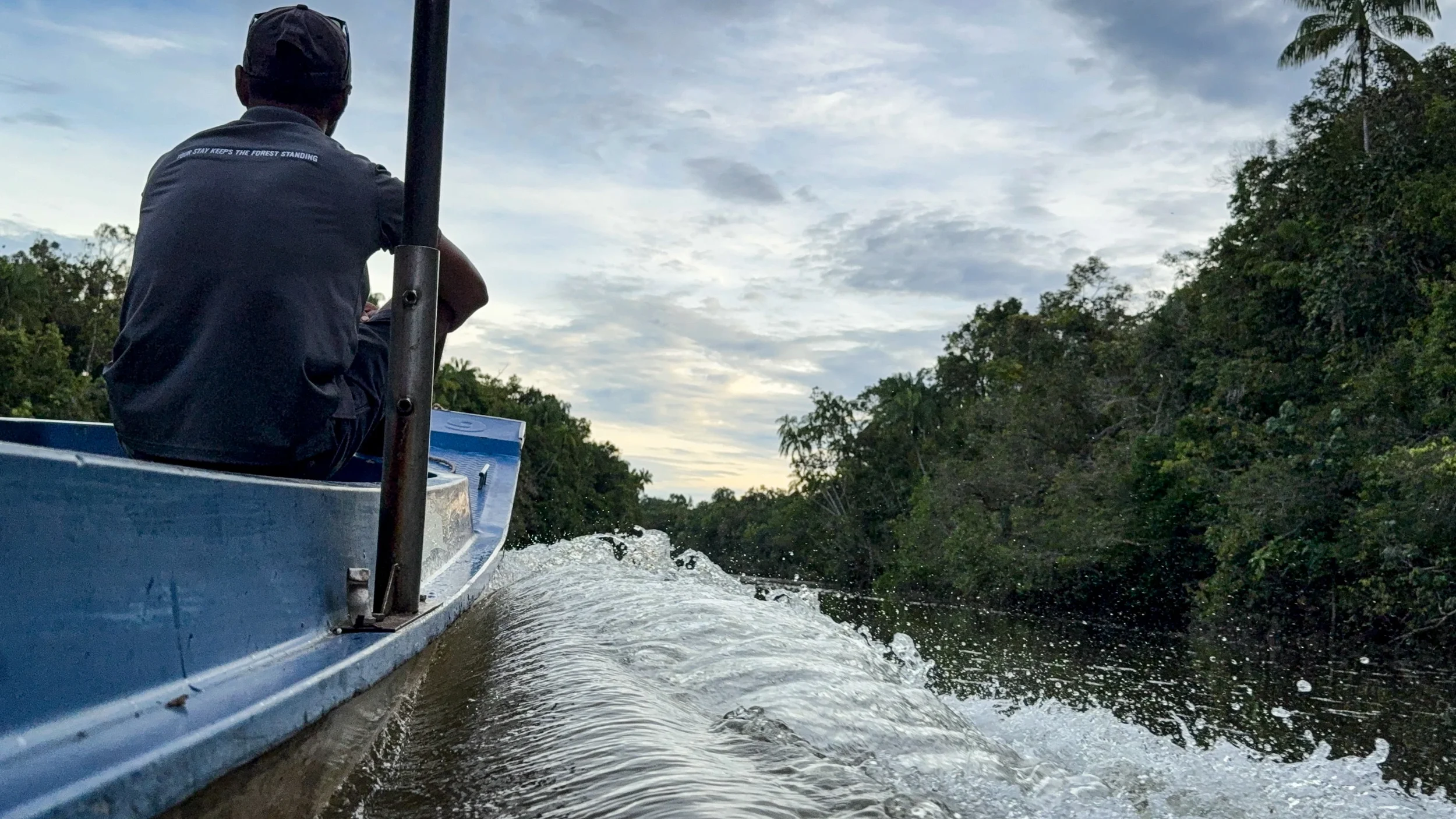 Cardamom Tented Camp is only accessible by boat