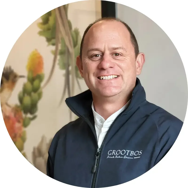 Sean Ingles, General Manager at Grootbos