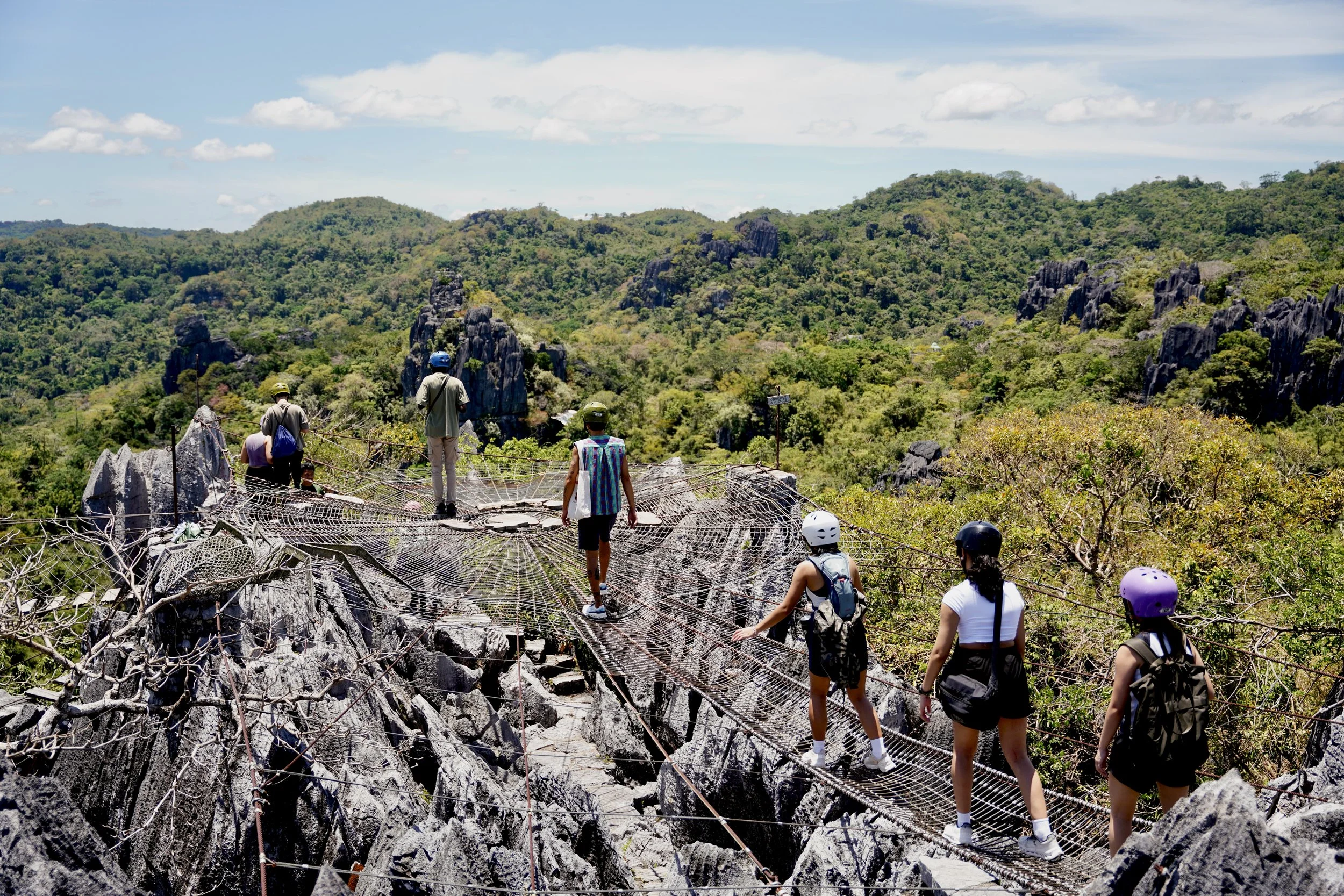 The Masungi Georeserve Discovery Trail's low impact structure