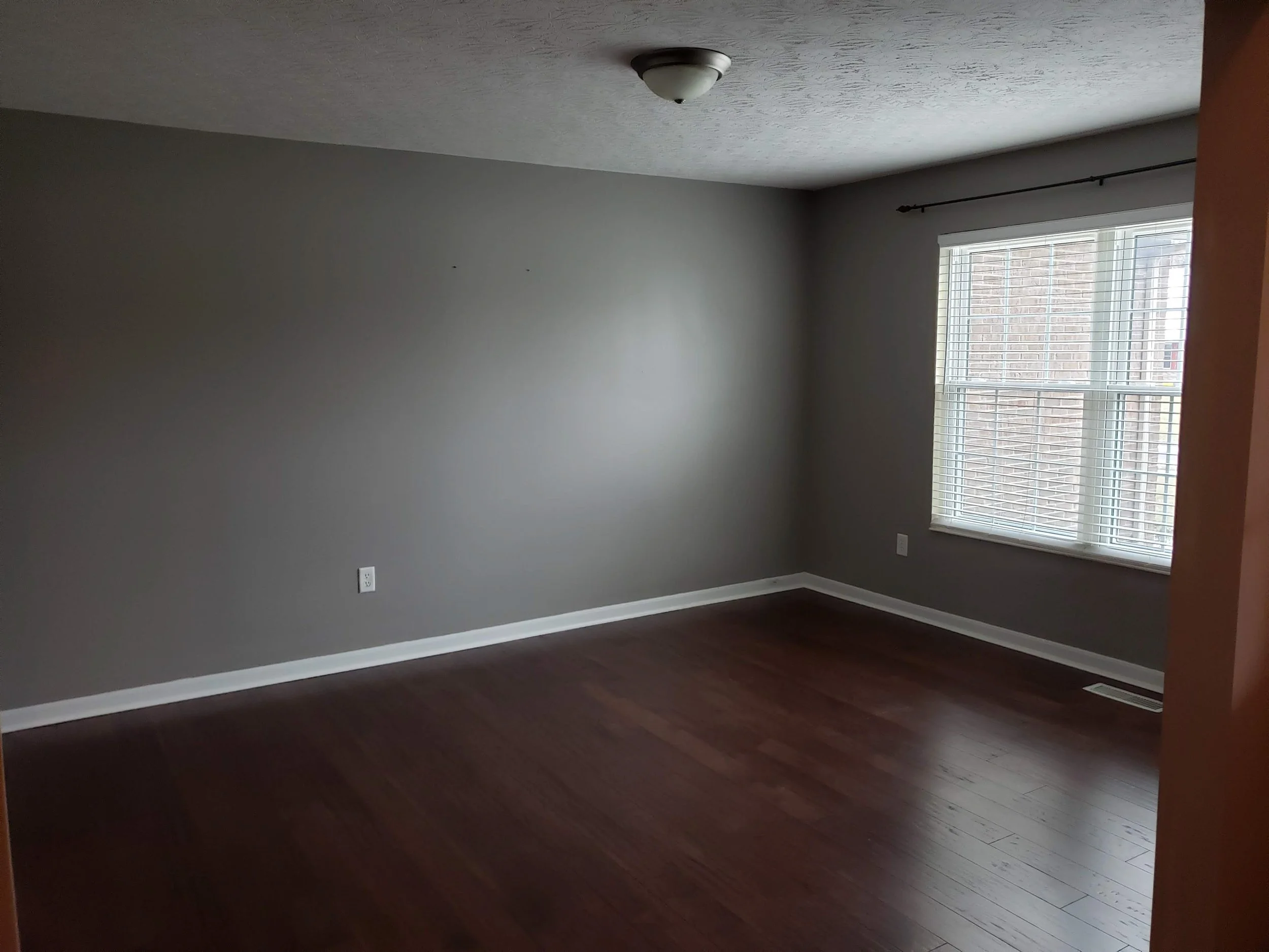 Office Room Painted Medium Gray
