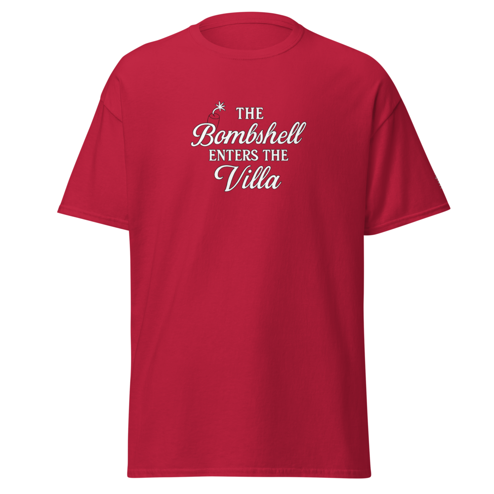 The Bombshell Enters The Villa Tee