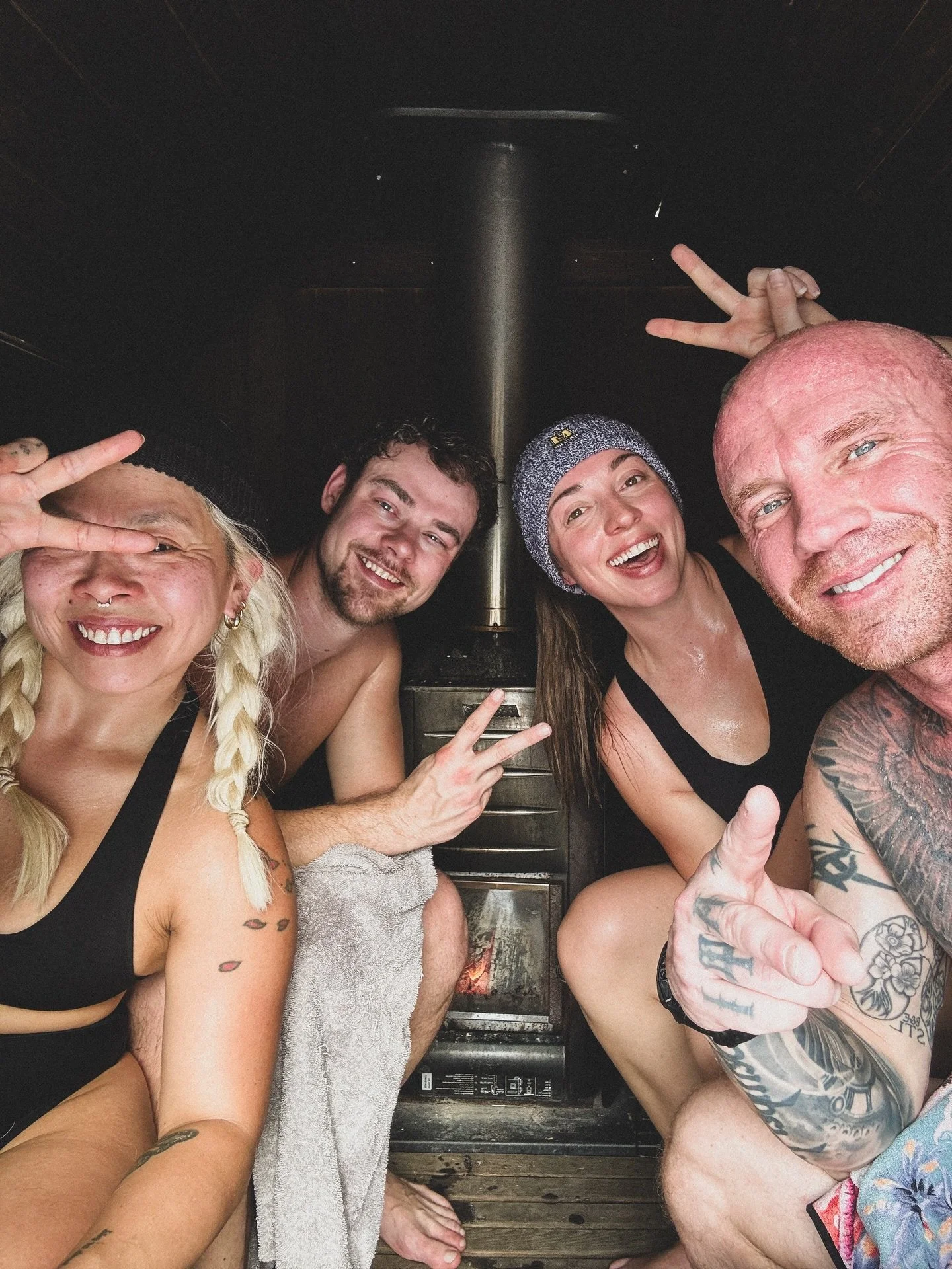 SAUNA ❄️ SNOW DAY TEAM MEETING VIBES