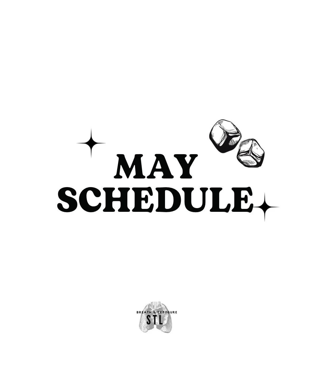 MAY SCHEDULE IS LIVE ✨🌞 tell your humans and come make connections - EVERYONE IS WELCOME! 

We are part of a larger community with @r2lwellness and it&rsquo;s absolutely the best 🤩 

And as always, if you don&rsquo;t see any dates that work with yo