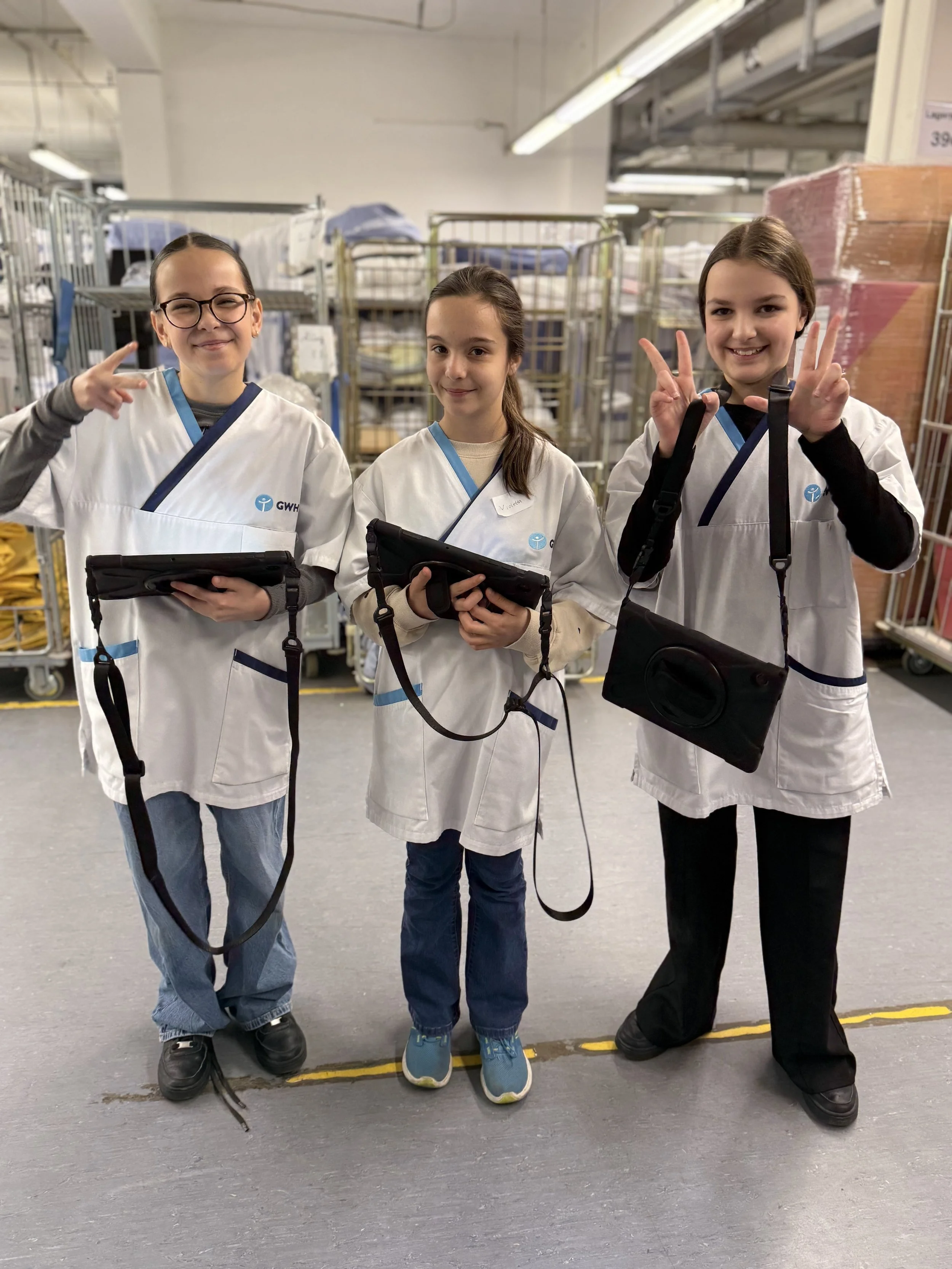 Berufe zum Anfassen – Zukunftstag in unserer Wäscherei!