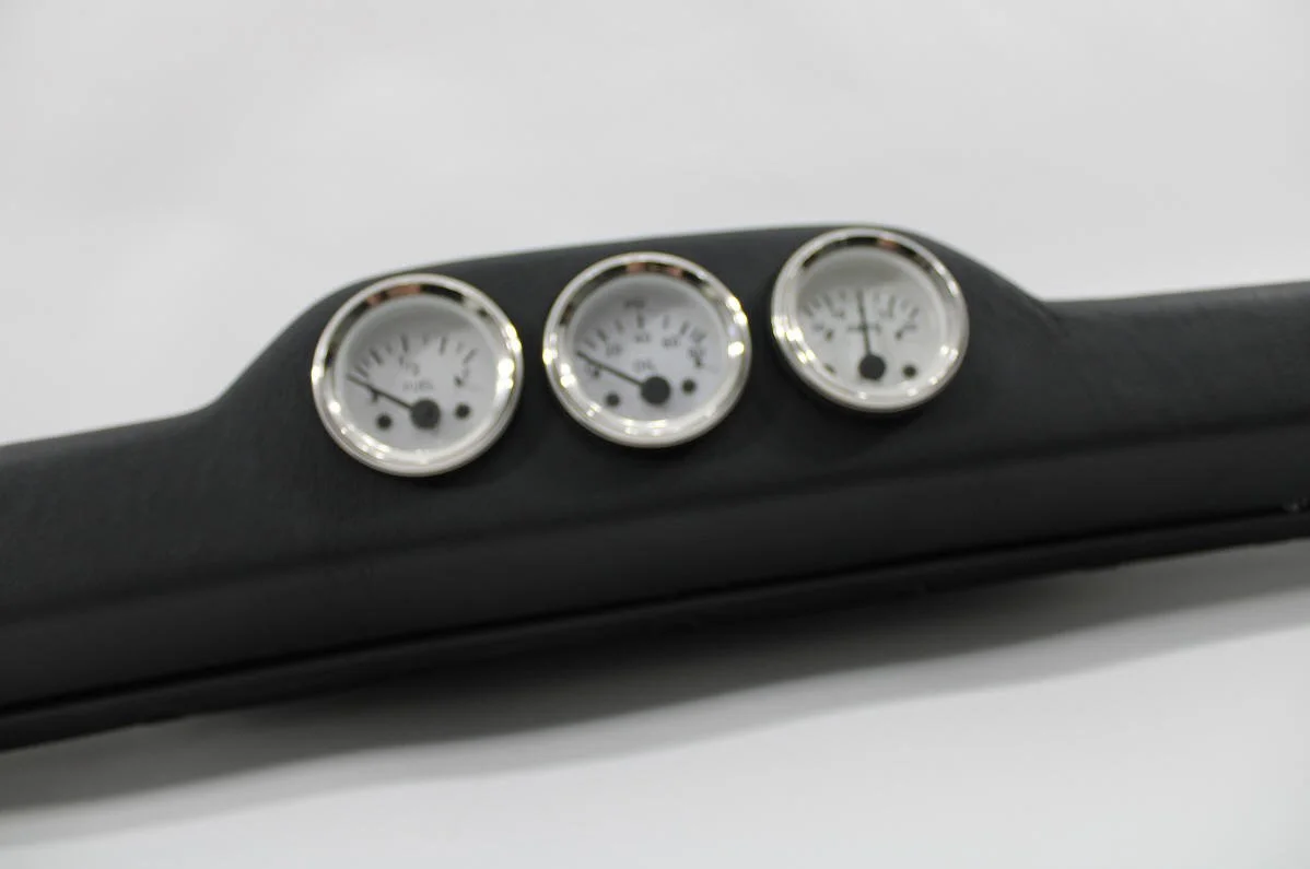 Classic Mini Raised 3 Gauge Dash Top