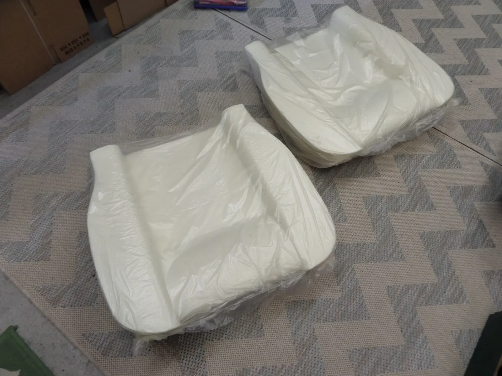 MK1 Escort Roll Top Seat Base Foams (Pair)