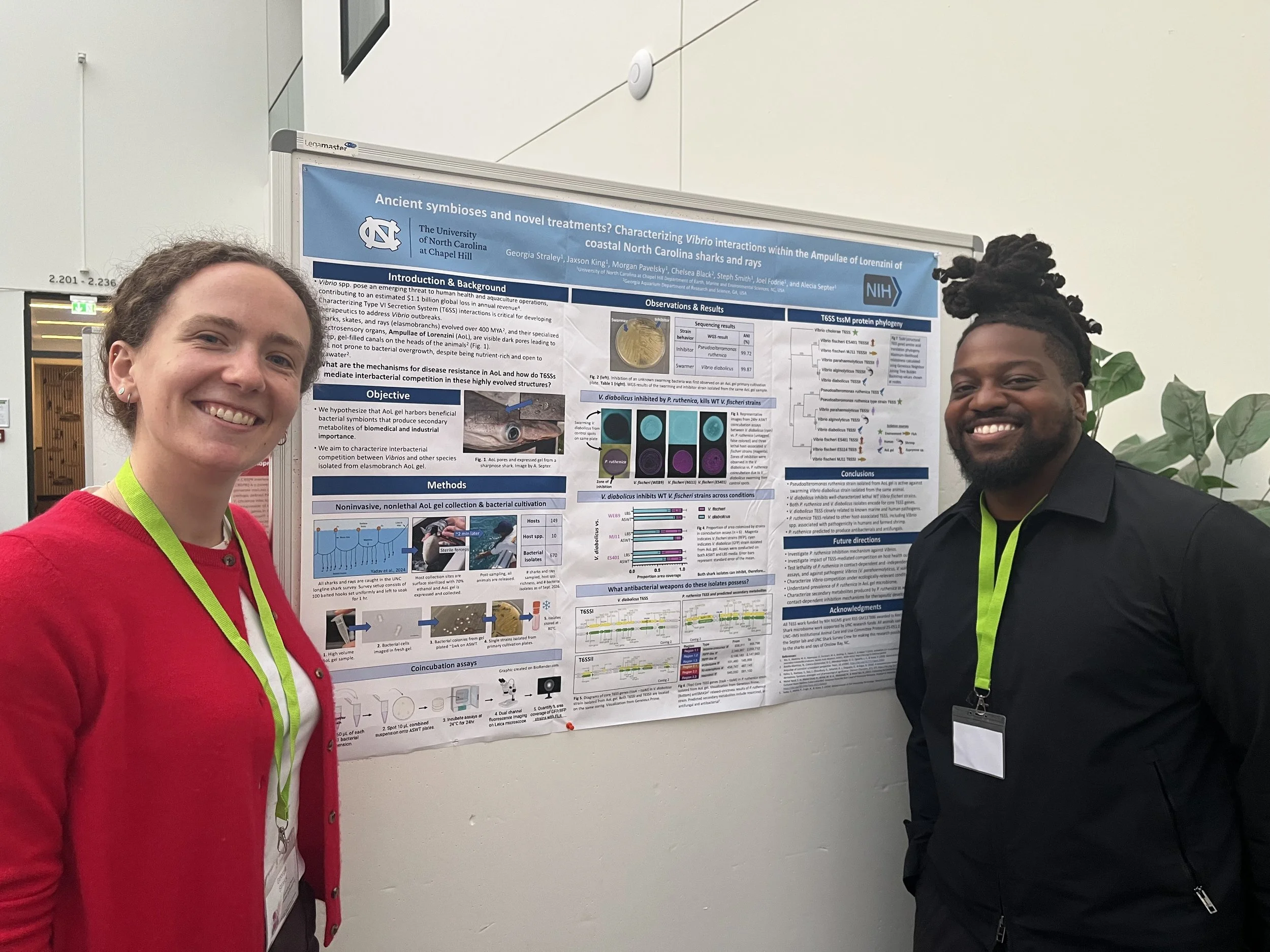 Georgia and Aundre at Georgia's Poster- Vibrio Conference October 2026
