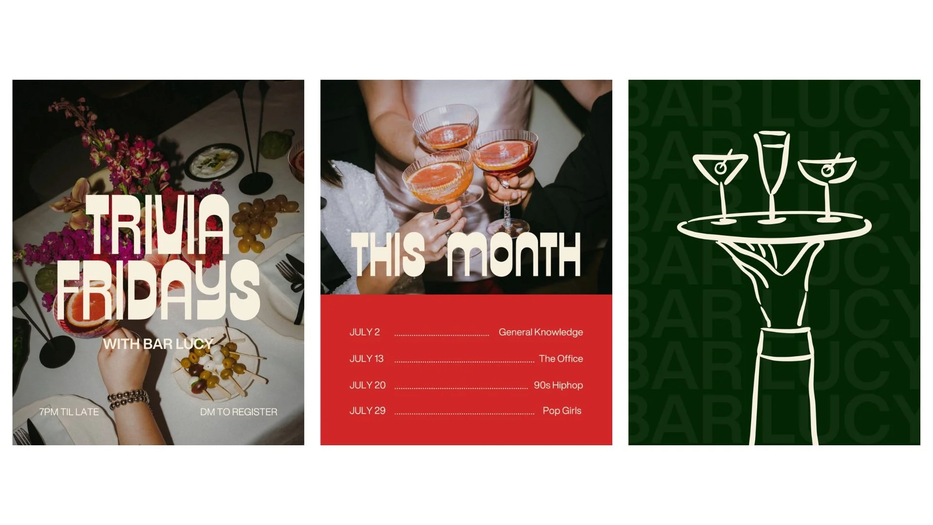 Bar Lucy | Social Ads