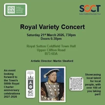 Royal Variety Concert - Sutton Coldfield Heritage Network (21st March 2026)