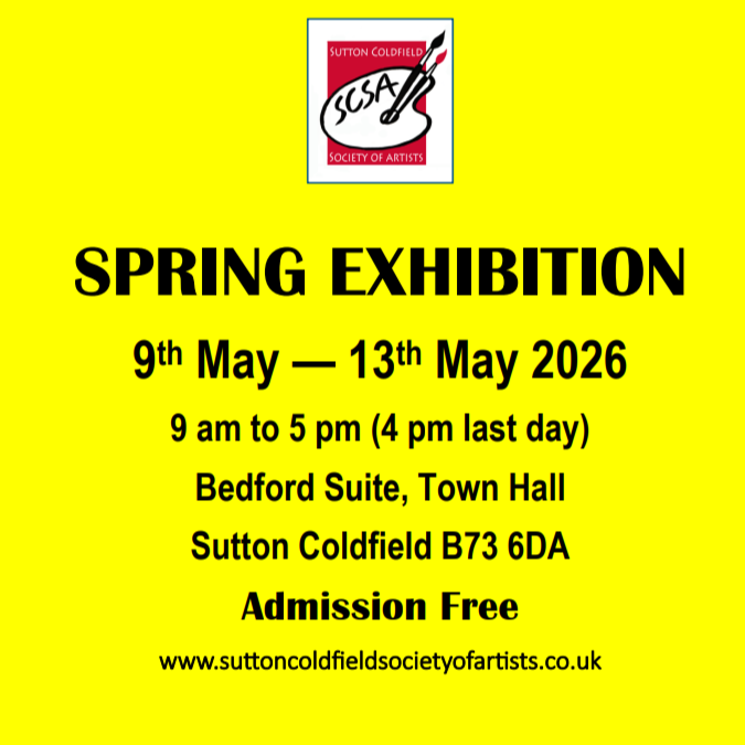 SCSA Spring Art Exhibition (8th - 13th May 2026)