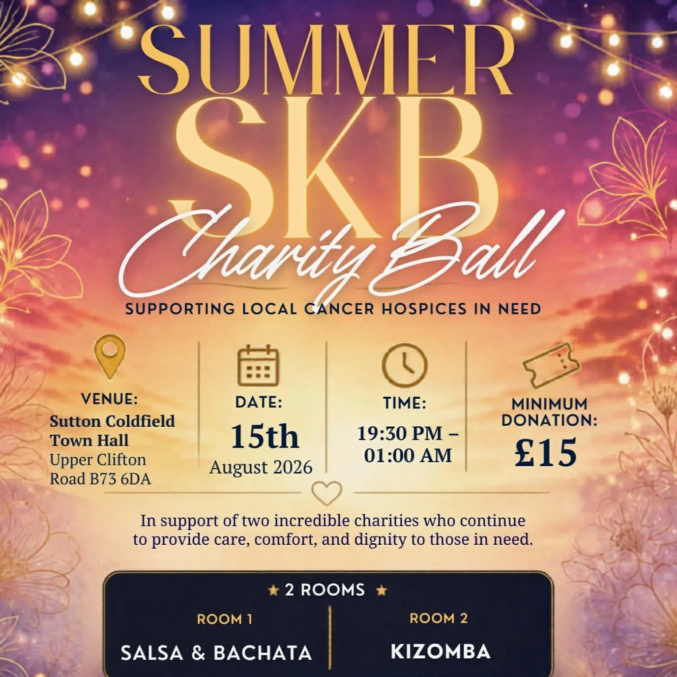Summer SBK Charity Ball (15th August 2026)