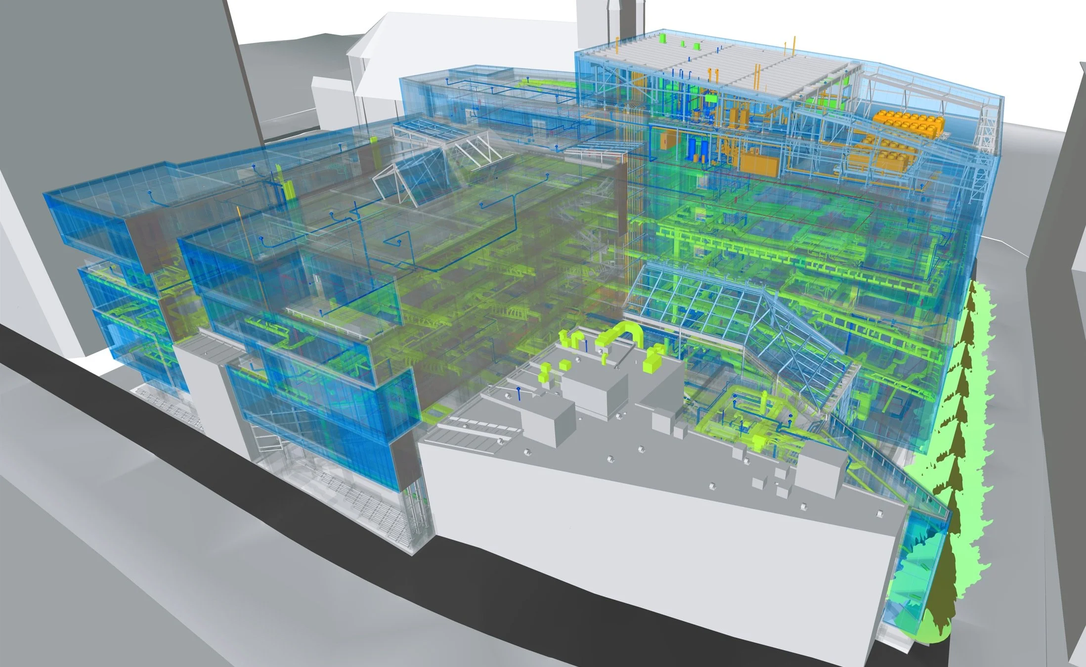 Modèle BIM multidisciplinaire coordonné en contexte urbain
