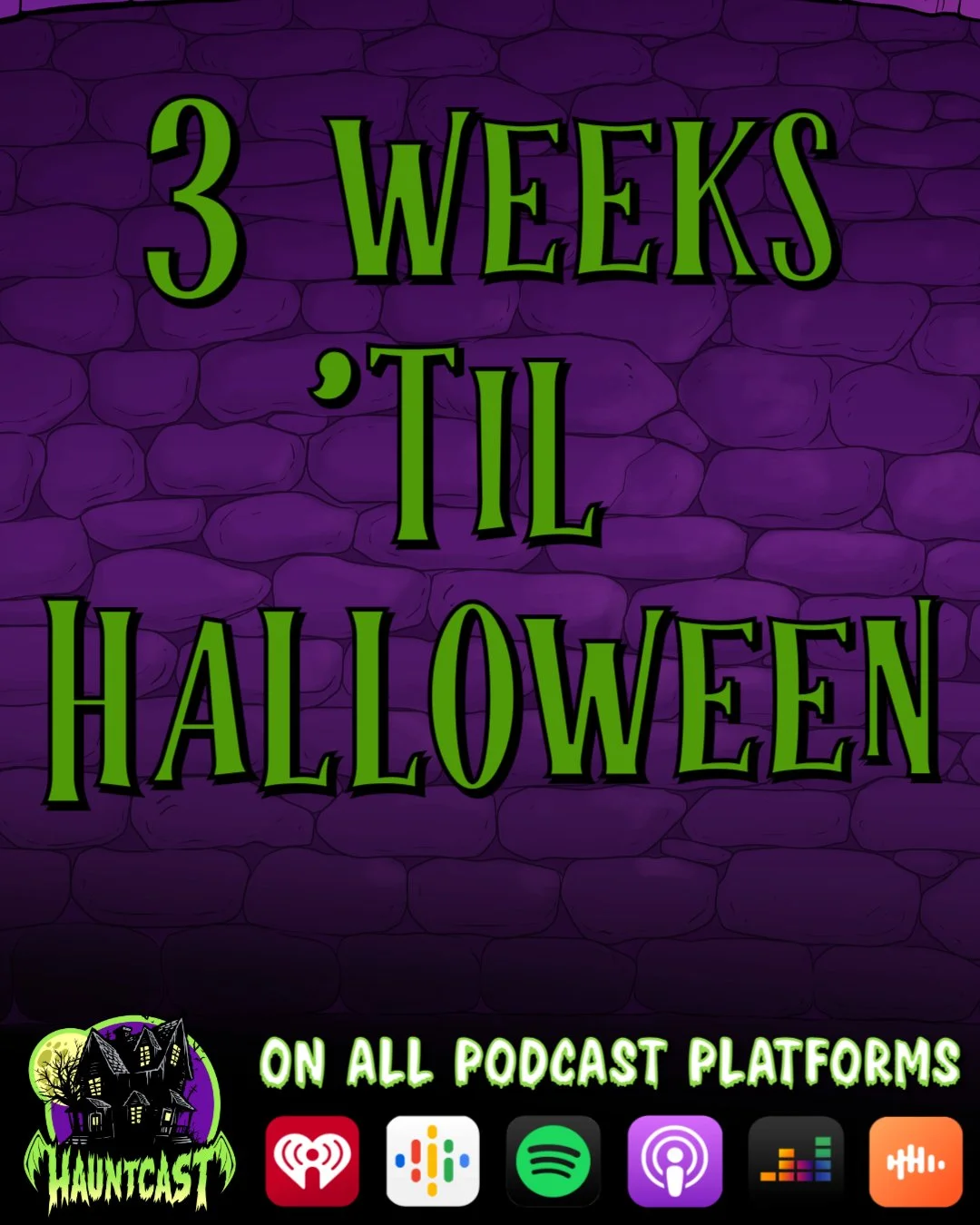 3 WEEKS 'TIL HALLOWEEN! Hopefully you are ready for the Great Pumpkin!