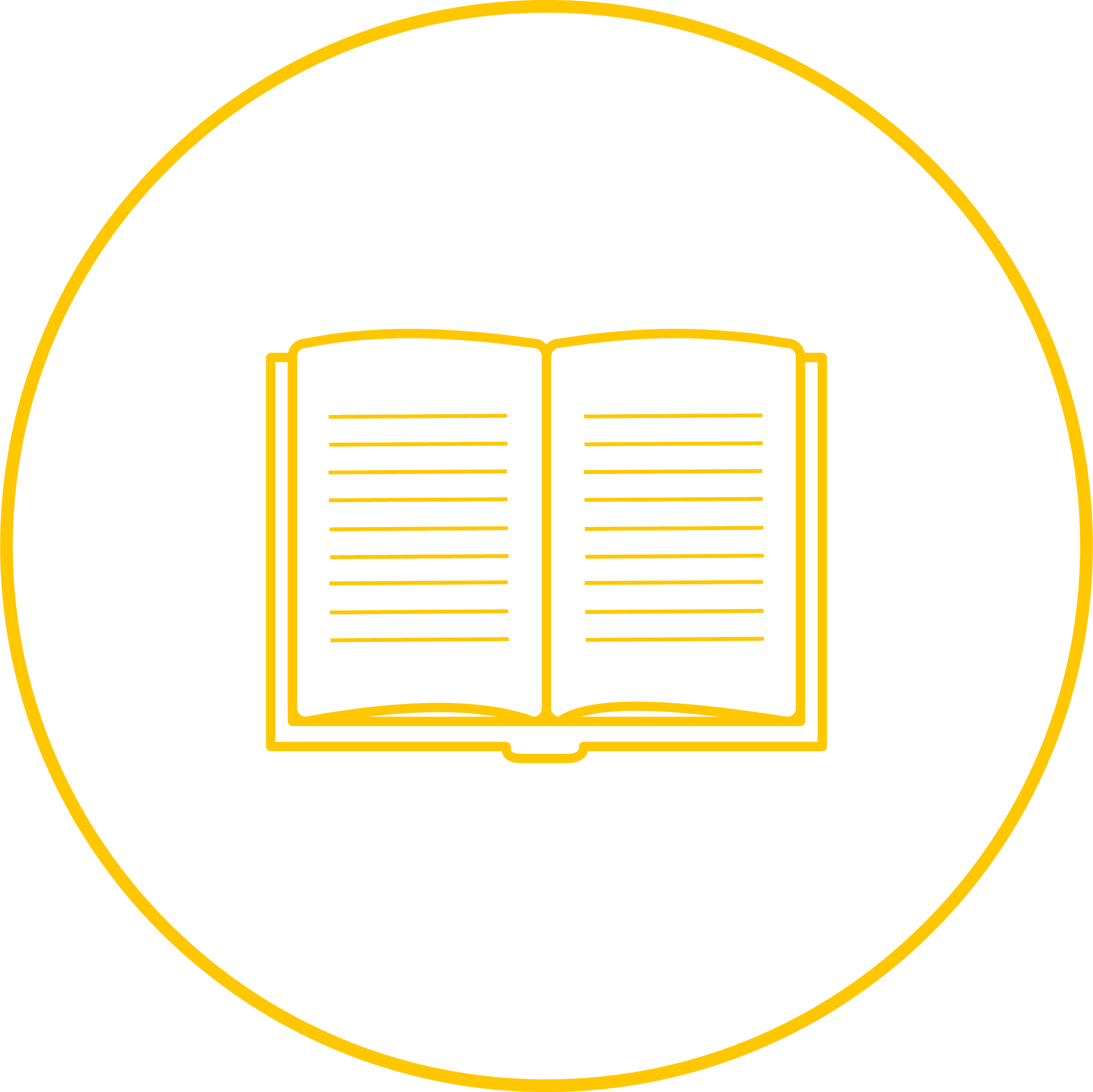 Book icon in a circle