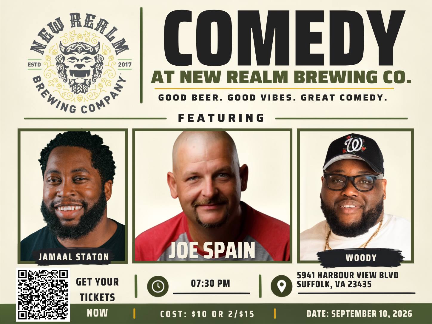 Comedy at New Realm Brewing Co.