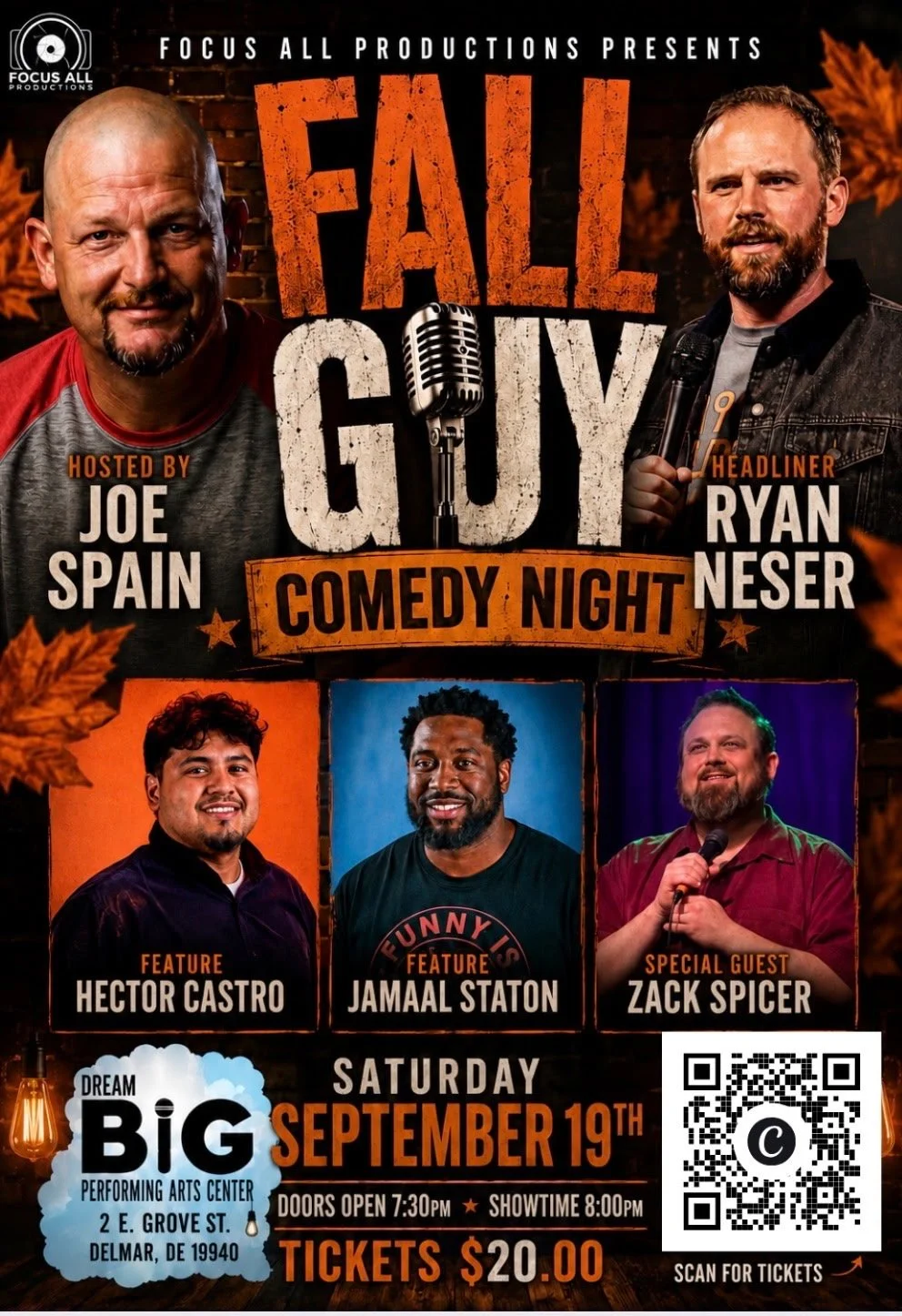 Fall Guy Comedy Night