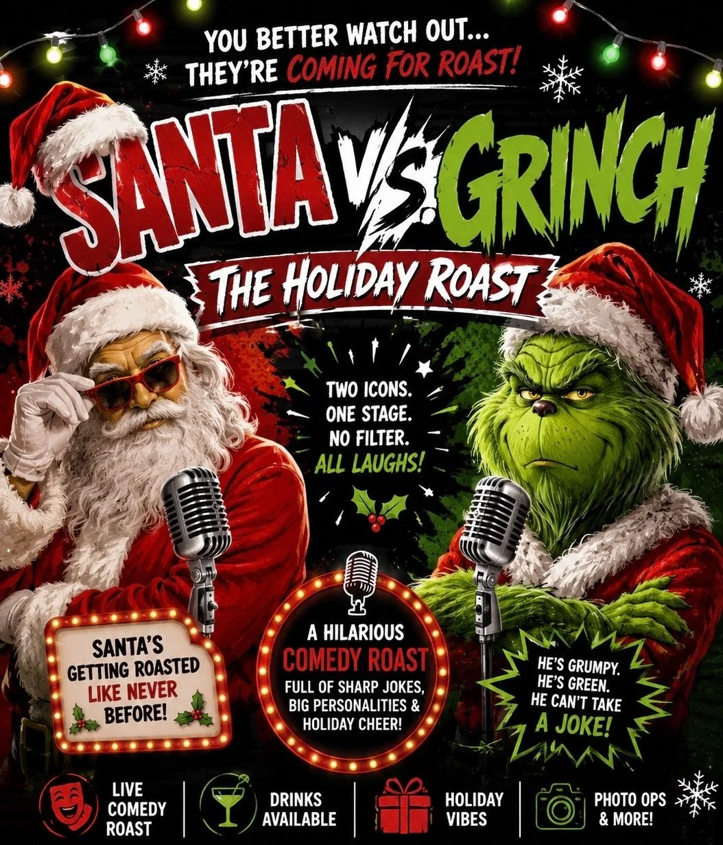 Santa v grinch roast