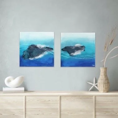 Under the Sea | 2 x40x40cm