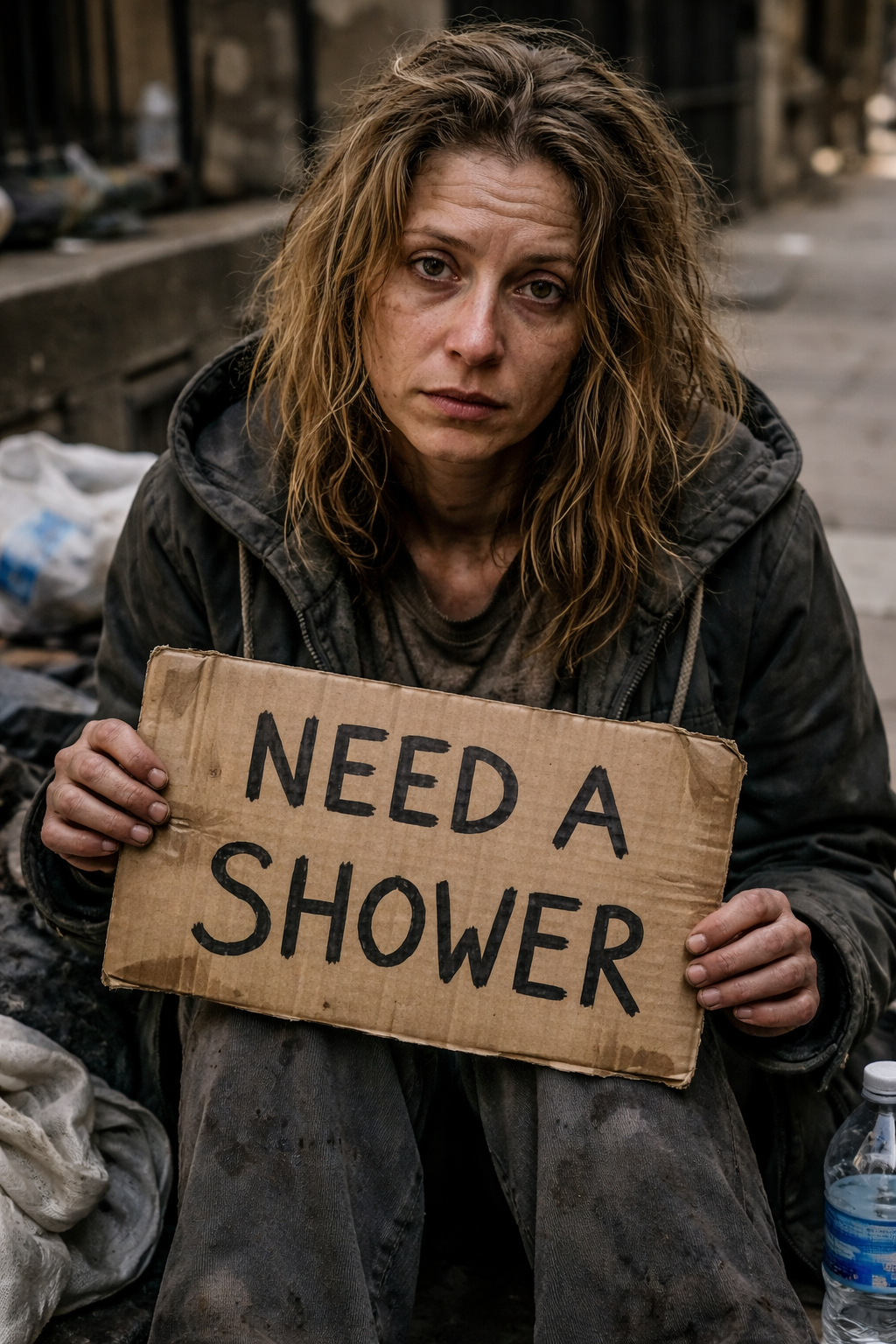 A Human experience - needing a shower