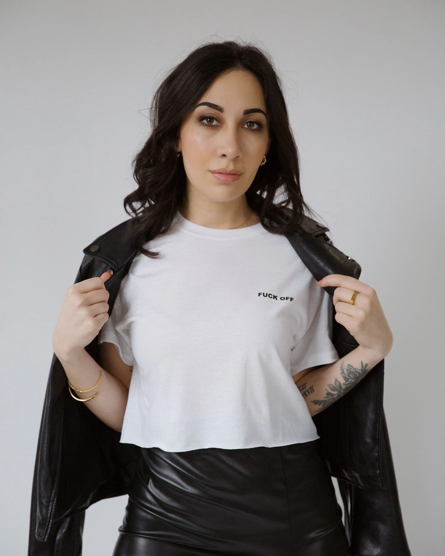 No explanation needed.⁠
⁠
The Fuck Off Edit is for the days when your patience is gone and your outfit says exactly what you&rsquo;re thinking&mdash;loud, clear, and unfiltered. Shop the full collection and let the message speak for itself.⁠
⁠
⁠
📸 @