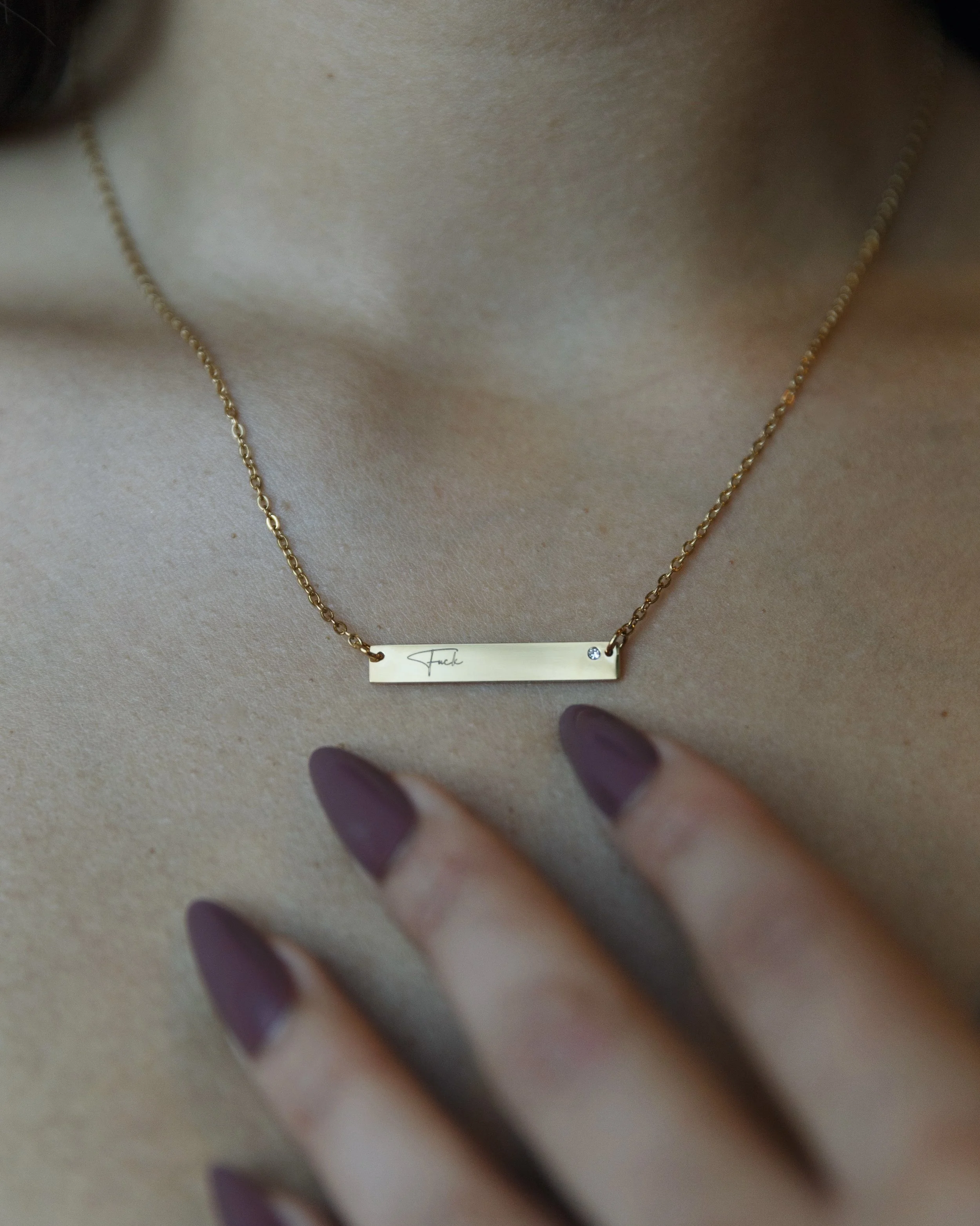 Fuck Bar Necklace