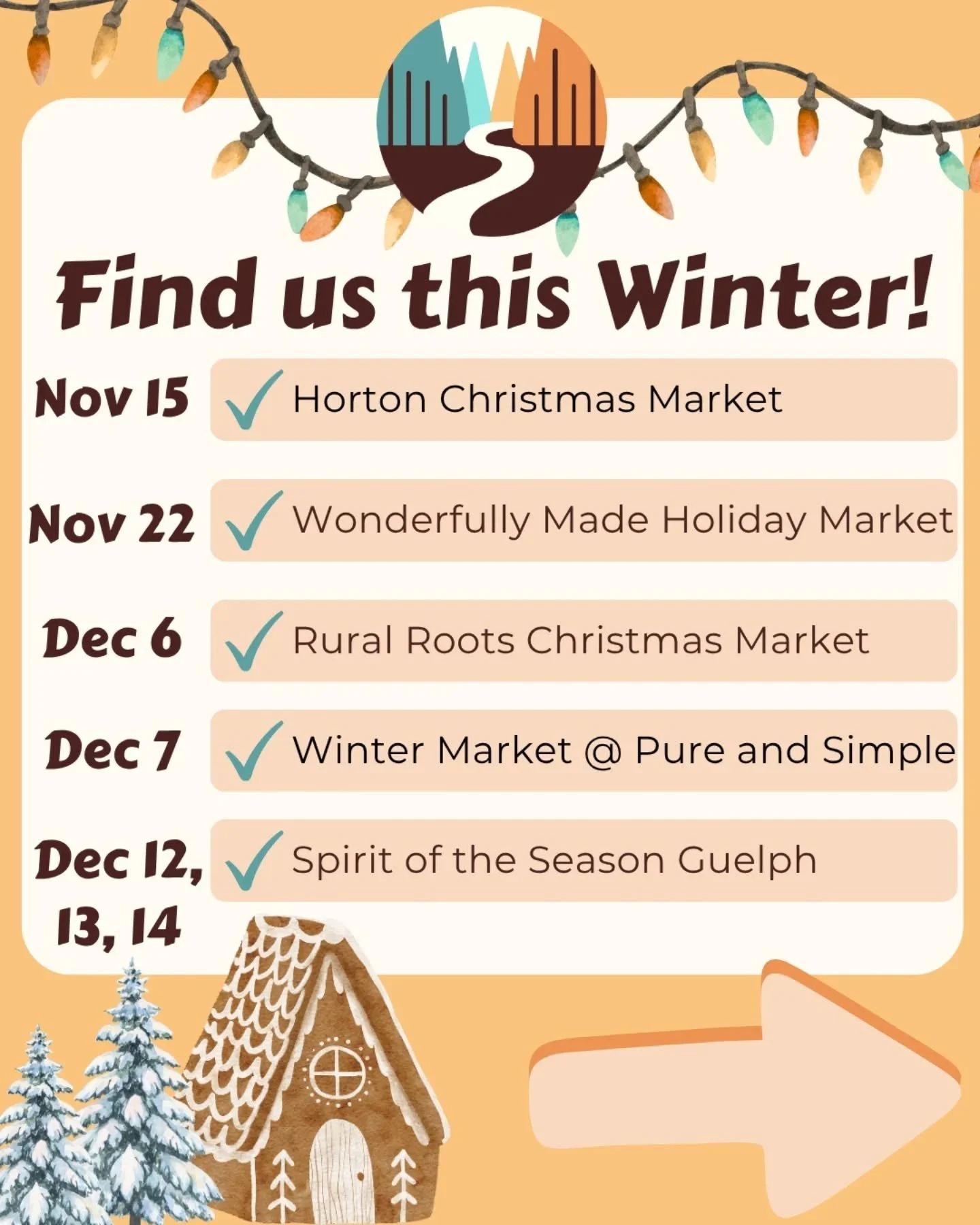 Grab your mittens and boots 🧤 The season full of cheer is finally here! ❄️☕ We hope to see you this cozy, holiday season. What are you most excited for? 

Hot chocolate? Snowy walks? 
We're looking forward to the smell of pine needles and warmth fro