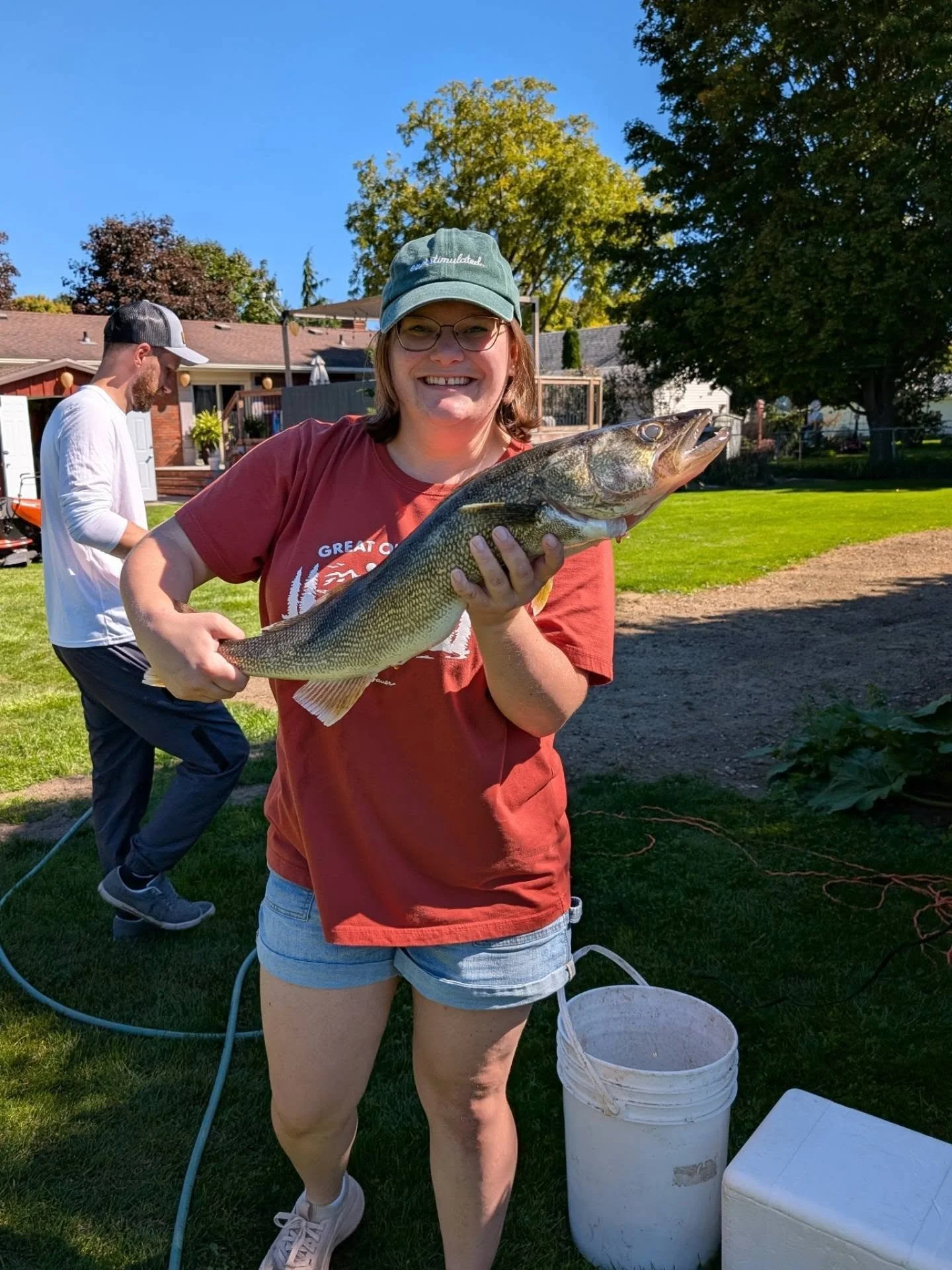 Something exciting happened on the boat yesterday. It was our last day out on the water and all of a sudden, a beautiful Tennessee Warbler landed on one of our poles. He was exhausted. After assessing us for a quick minute, he took a nap and became o